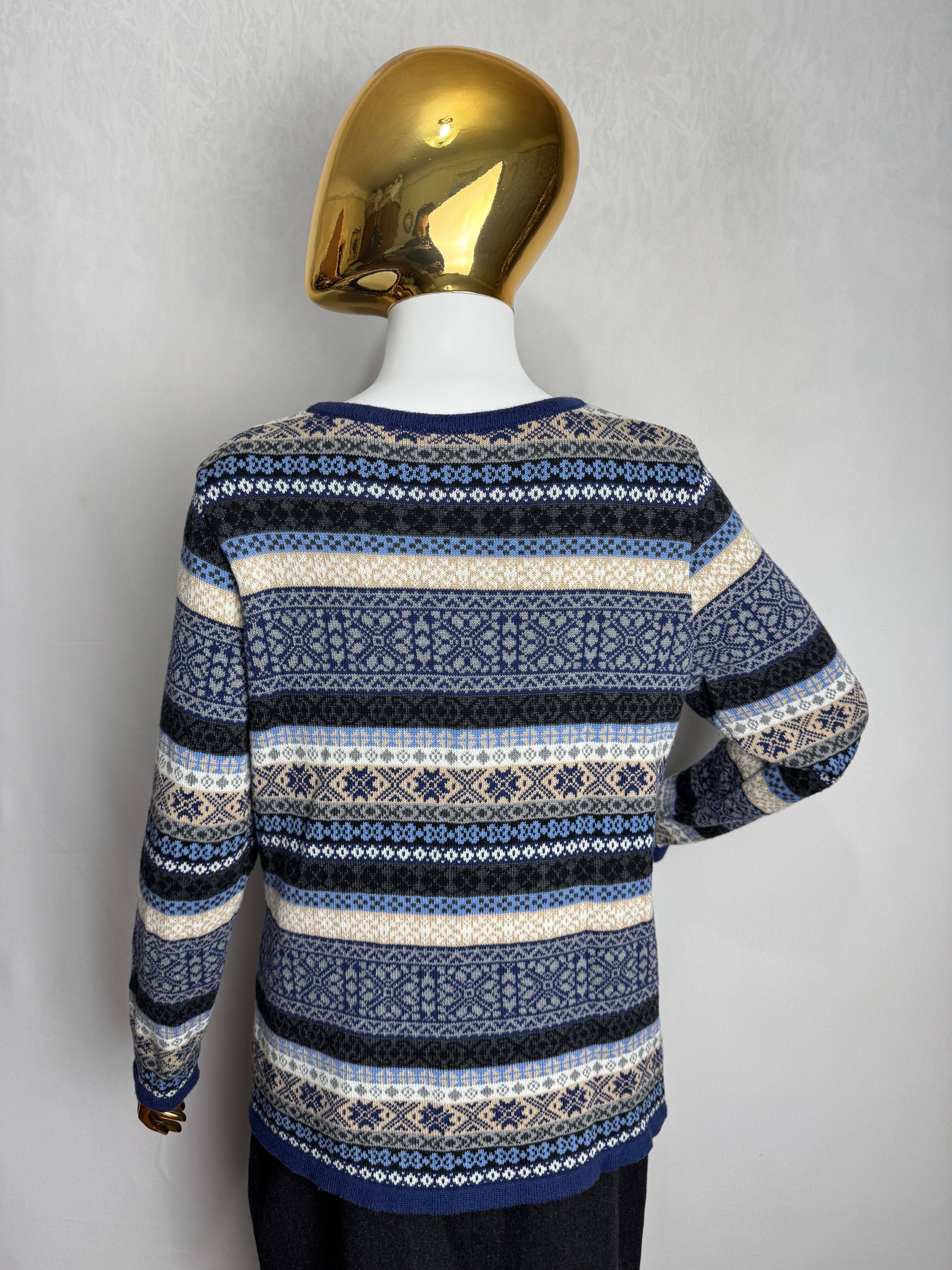 Other SKOVHUUS women’s Nordic pattern cardigan Size L / US 10 / IT 46 - 8 Thumbnail