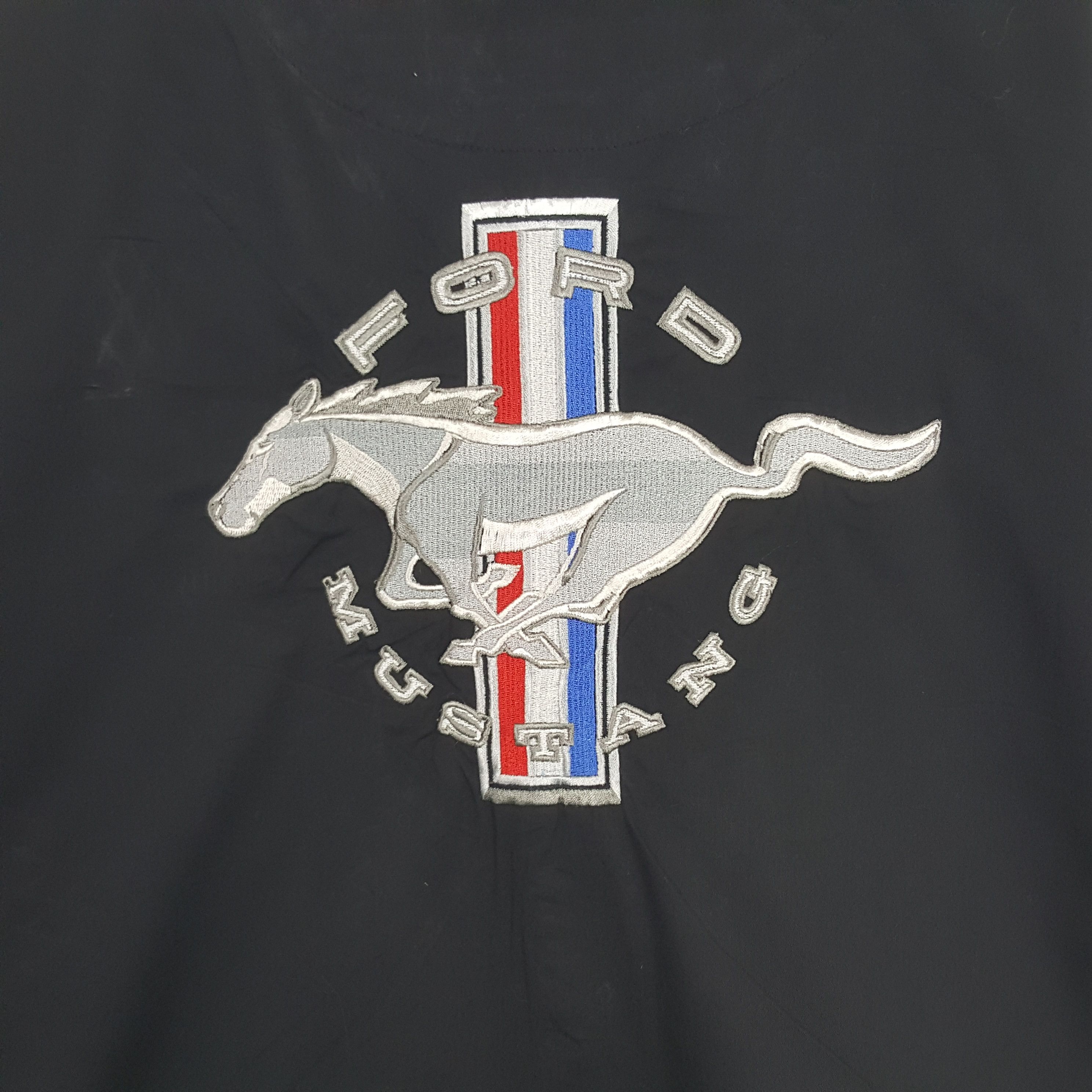 Vintage Vintage Ford Mustang Worker Button Up Shirt Size US L / EU 52-54 / 3 - 2 Thumbnail