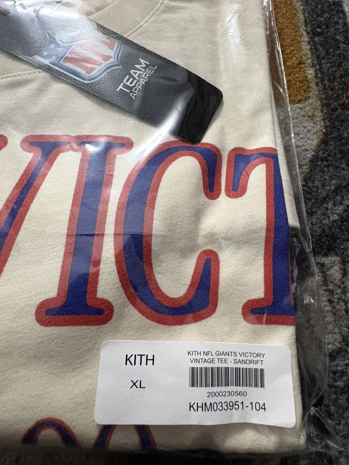 Kith × NFL Kith x NFL Giants Victory Vintage Tee Size US XL / EU 56 / 4 - 6 Thumbnail