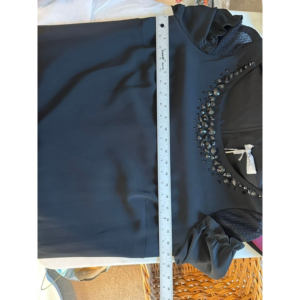 Other SEVERI DARLING DRESS 46 XL BLACK Loose fit MARIA GRAZIA MGS Size XL / US 12-14 / IT 48-50 - 9 Thumbnail