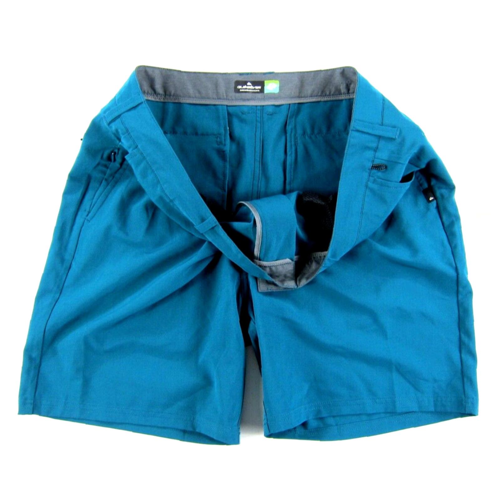 Quiksilver Quiksilver Amphibian Teal Green Pocket Stretch Surf Board Chino Short Men 38 Size US 38 / EU 54 - 5 Thumbnail