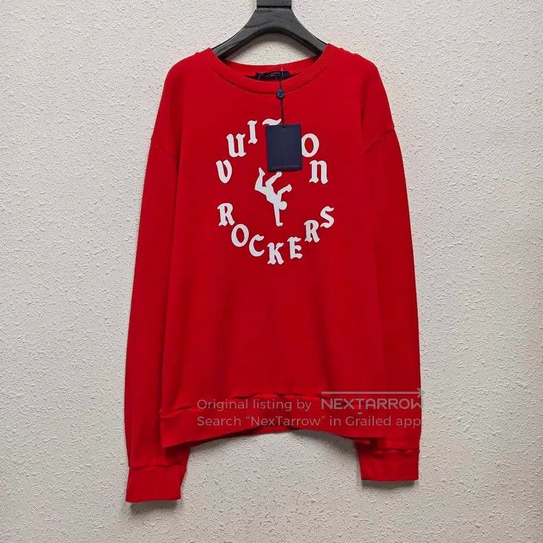 Louis Vuitton Louis Vuitton Clock Slogan Street Dance Sweatshirt Size US XXL / EU 58 / 5 - 1 Thumbnail