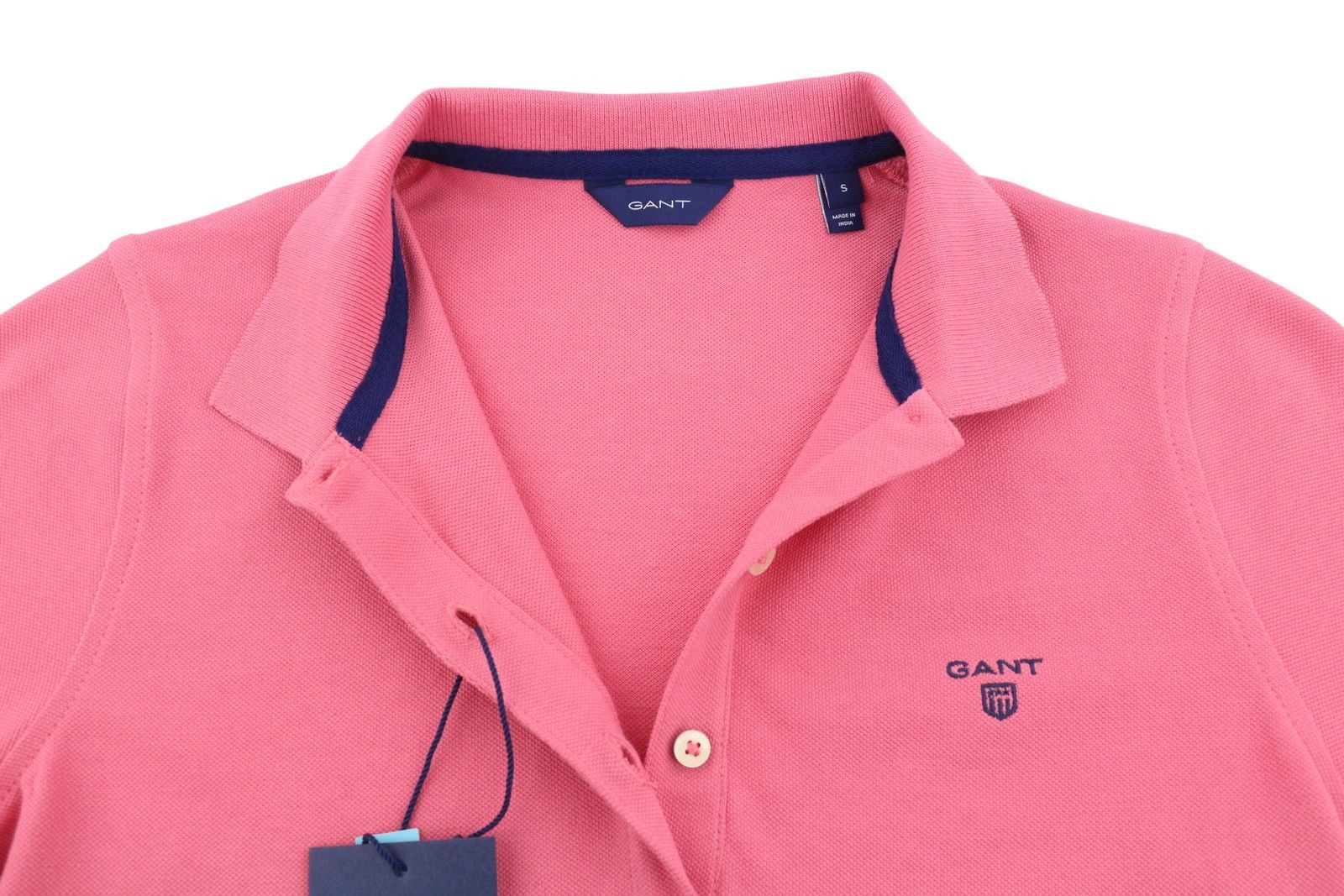 Gant SUMMER PIQUE S Rapture Rose Textured Polo 87720 Size S / US 4 / IT 40 - 4 Thumbnail