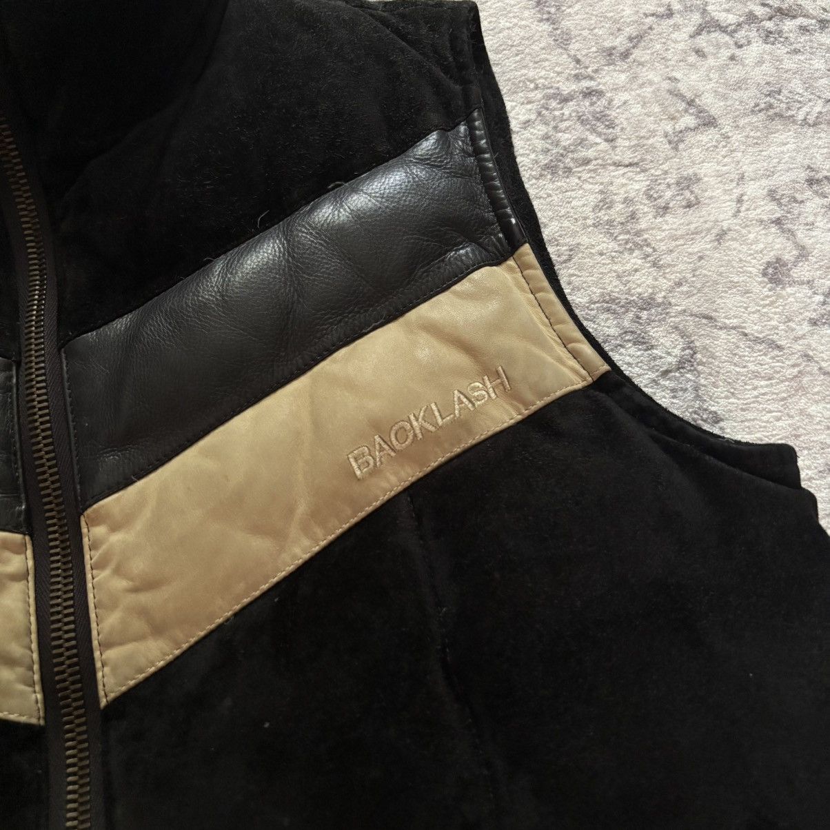 Isamu Katayama Backlash Isamu Katayama Backlash x Mastermind Suede Puffer Vest | 3 Size US L / EU 52-54 / 3 - 4 Thumbnail