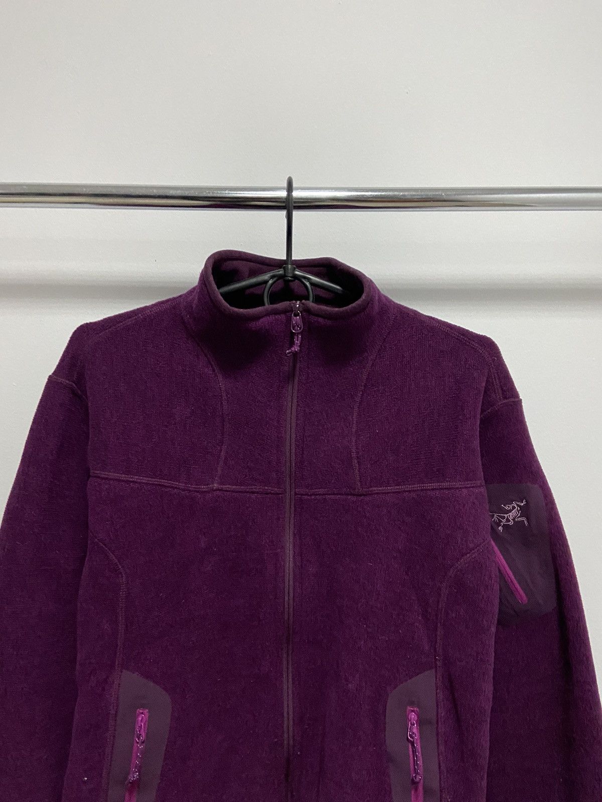 Arc'teryx × Vintage Arcteryx Vintage zip sweatshirt Small Logo pocket Fleece Size L / US 10 / IT 46 - 2 Thumbnail