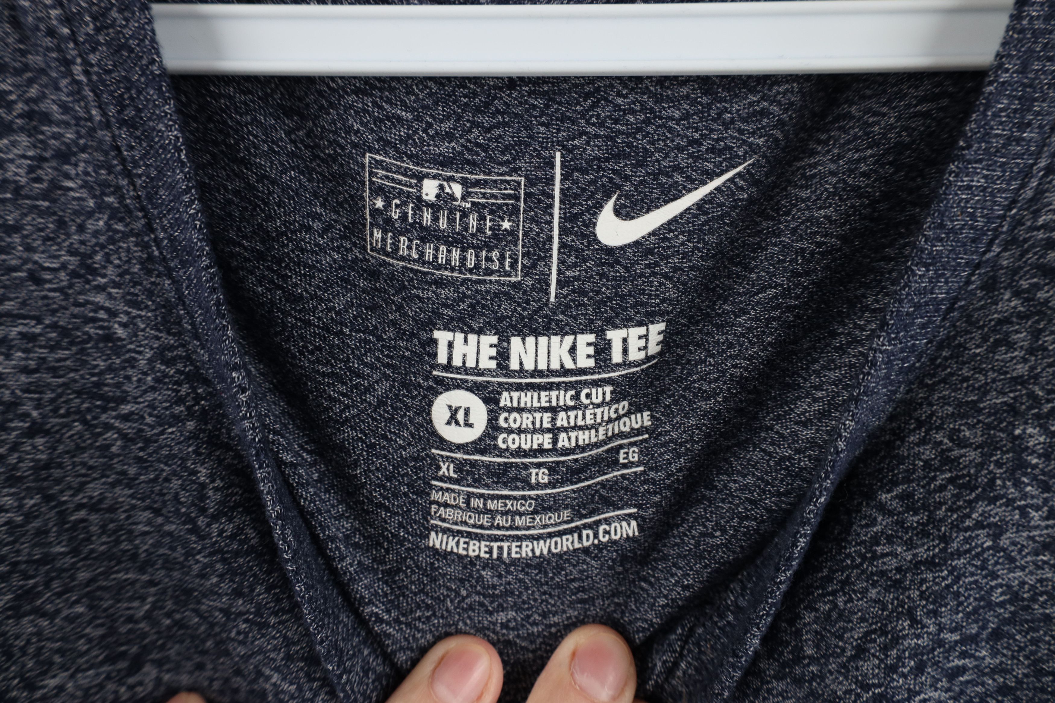 Nike × Vintage Nike D Detroit Tigers Baseball Jersey Knit T-Shirt Blue Size US XL / EU 56 / 4 - 9 Thumbnail