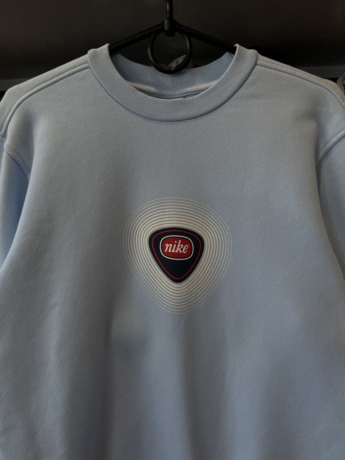 Nike Vintage NIKE Sweatshirt Crew Neck Center Swoosh Hoodie Size S / US 4 / IT 40 - 5 Thumbnail