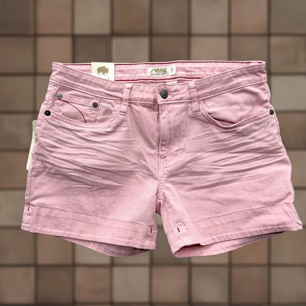 Mountain Khakis Mountain Khakis Skimmer Shorts Womens 8 Pink Denim Stretch 4 Inseam Casual Summer Travel Womens Size 30" / US 8 / IT 44 - 1 Thumbnail