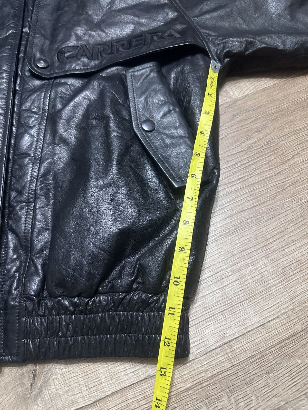 Kadoya RARE ‼️ Vintage Carrera Racing Leather Bomber Jacket Size US M / EU 48-50 / 2 - 12 Thumbnail