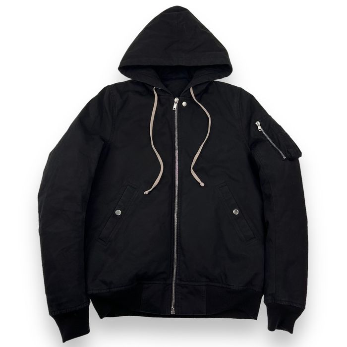 Rick Owens Rick Owens Hooded Flight Bomber Jacket | Grailed