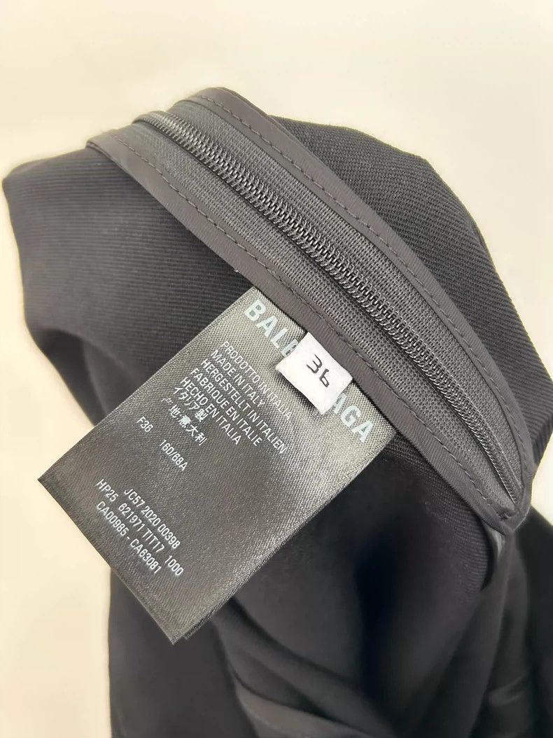 Balenciaga Balenciaga Black wool slacks pants 2501-Nextarrow Size 35" - 4 Thumbnail