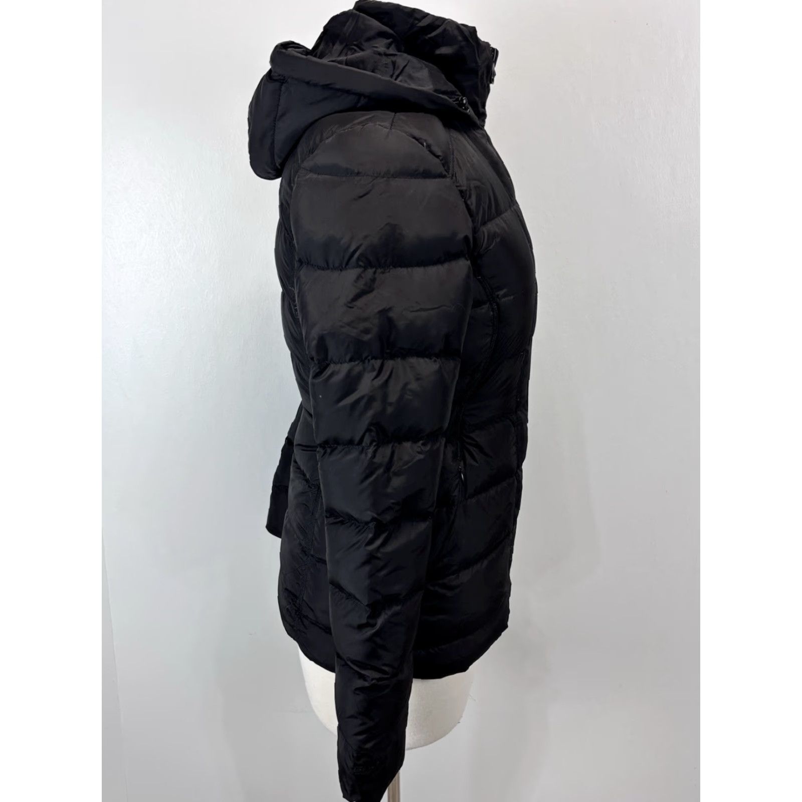 The North Face THE NORTH FACE Puffer Jacket Parka Women XS / TP Black Down Hooded Full Zip Insulated Logo Winter Fall Size XS / US 0-2 / IT 36-38 - 4 Thumbnail
