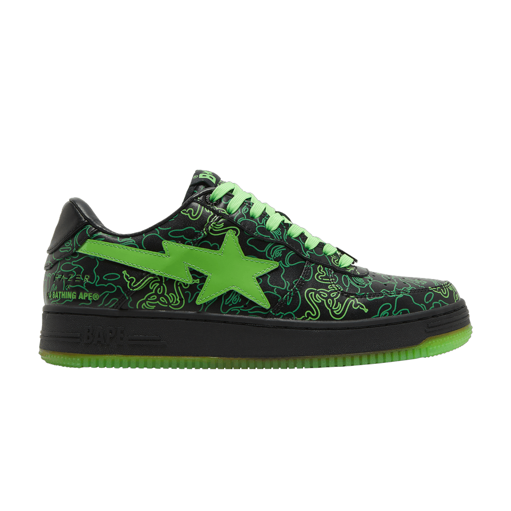 Bape Razer x Bapesta Low M2 Neon Camo | Grailed