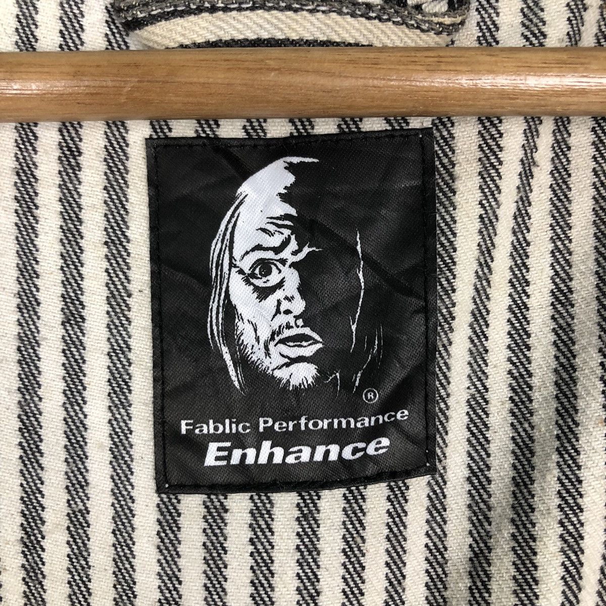 Japanese Brand 🔥Vintage Striped Hickory Chore Jacket Enhanced Japan Made Size US XL / EU 56 / 4 - 17 Thumbnail