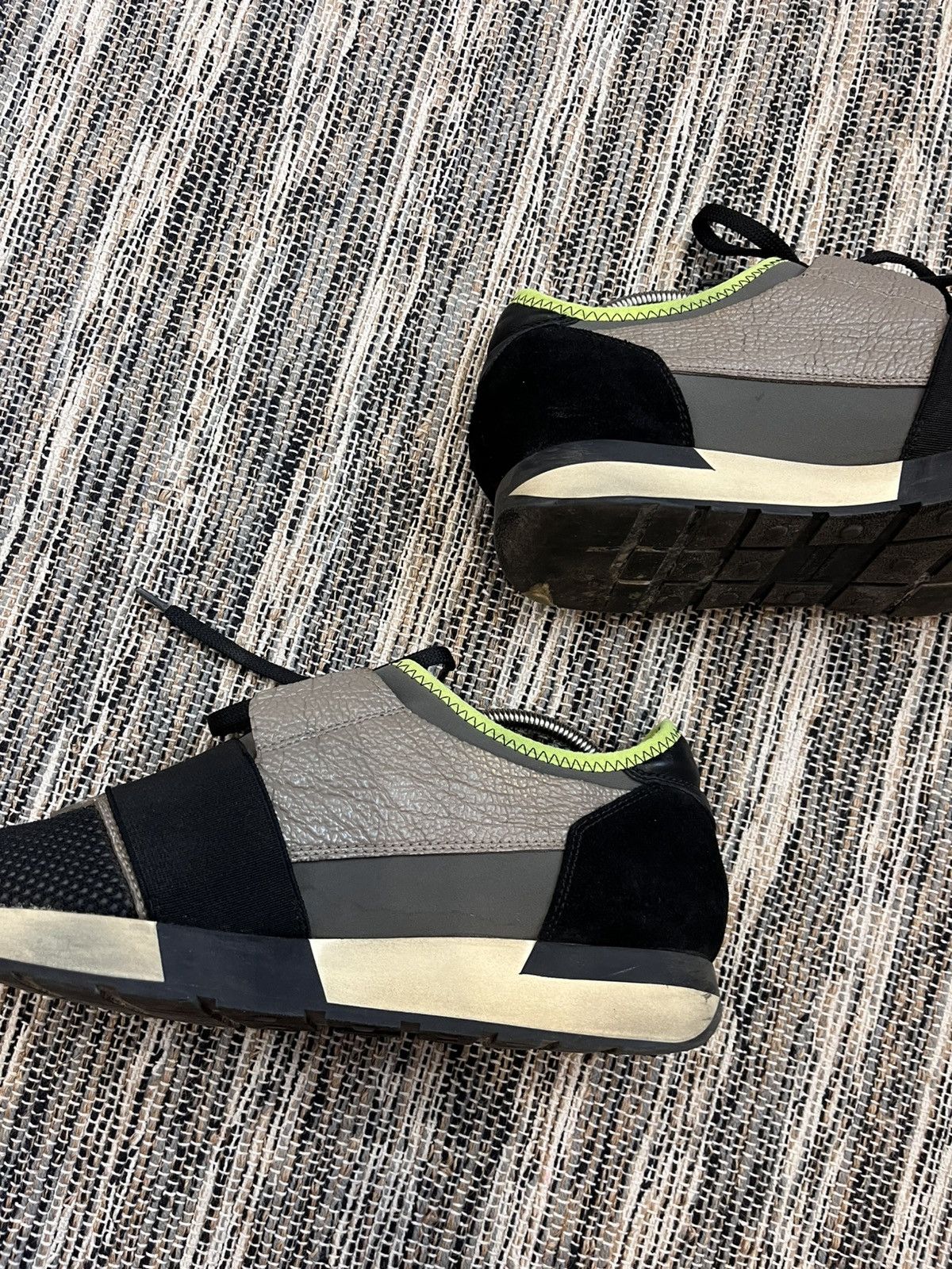Balenciaga × Designer Balenciaga Race Runner Leather sneakers Japanese style shoes Size US 7 / IT 37 - 9 Thumbnail