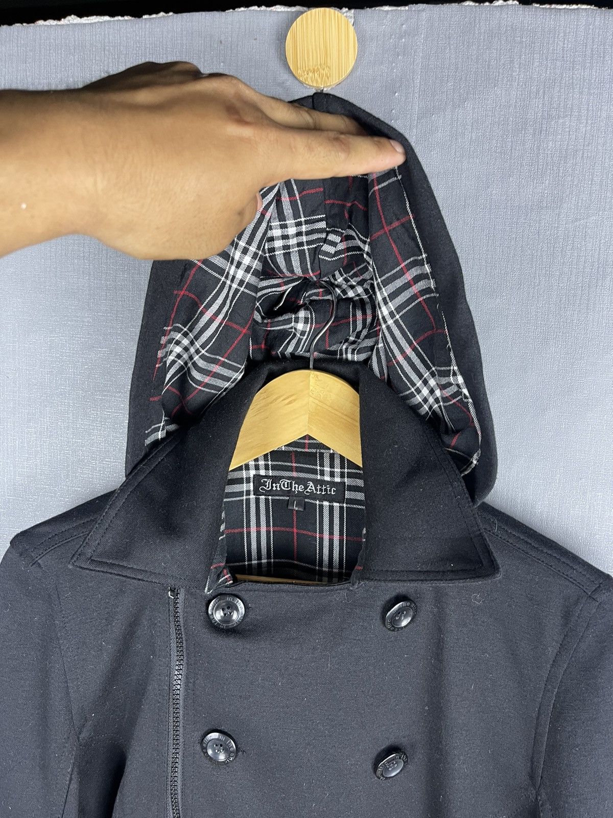 In The Attic 🔥STEALS IN THE ATTIC Double Layer Punk Style Hoodie Jacket Size US M / EU 48-50 / 2 - 11 Thumbnail