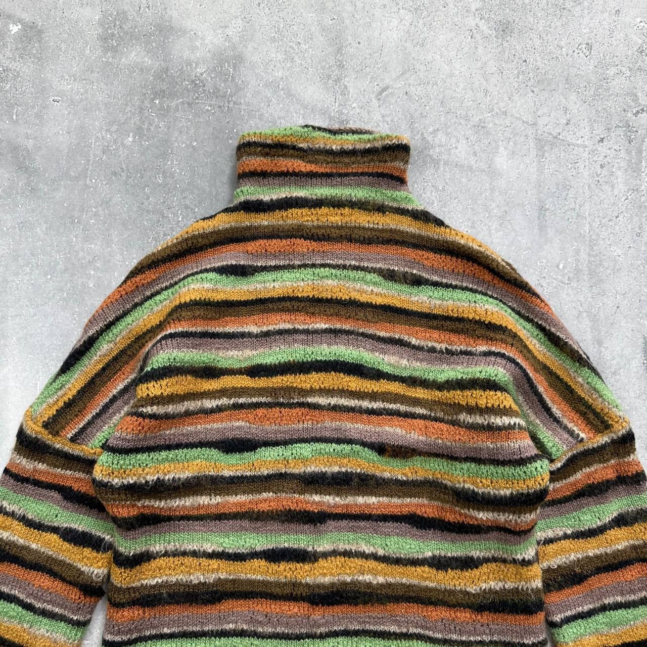 Missoni Missoni Sport Wool Blend Striped Turtleneck Knit Pullover 44 Size M / US 6-8 / IT 42-44 - 18 Thumbnail