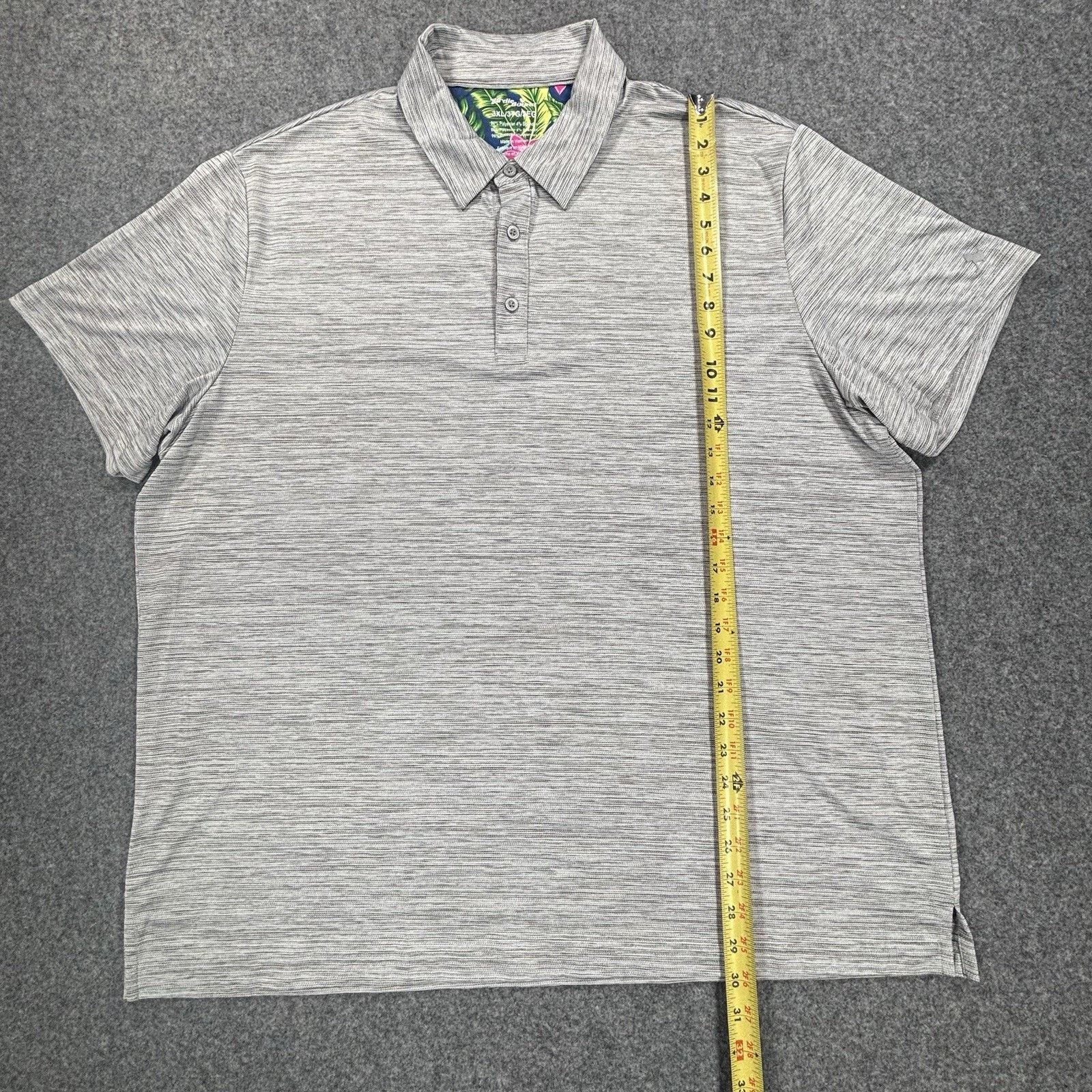 Other Birdie Bound Polo Shirt Mens 3XL Grey Performance Stretch Size US XXL / EU 58 / 5 - 8 Thumbnail