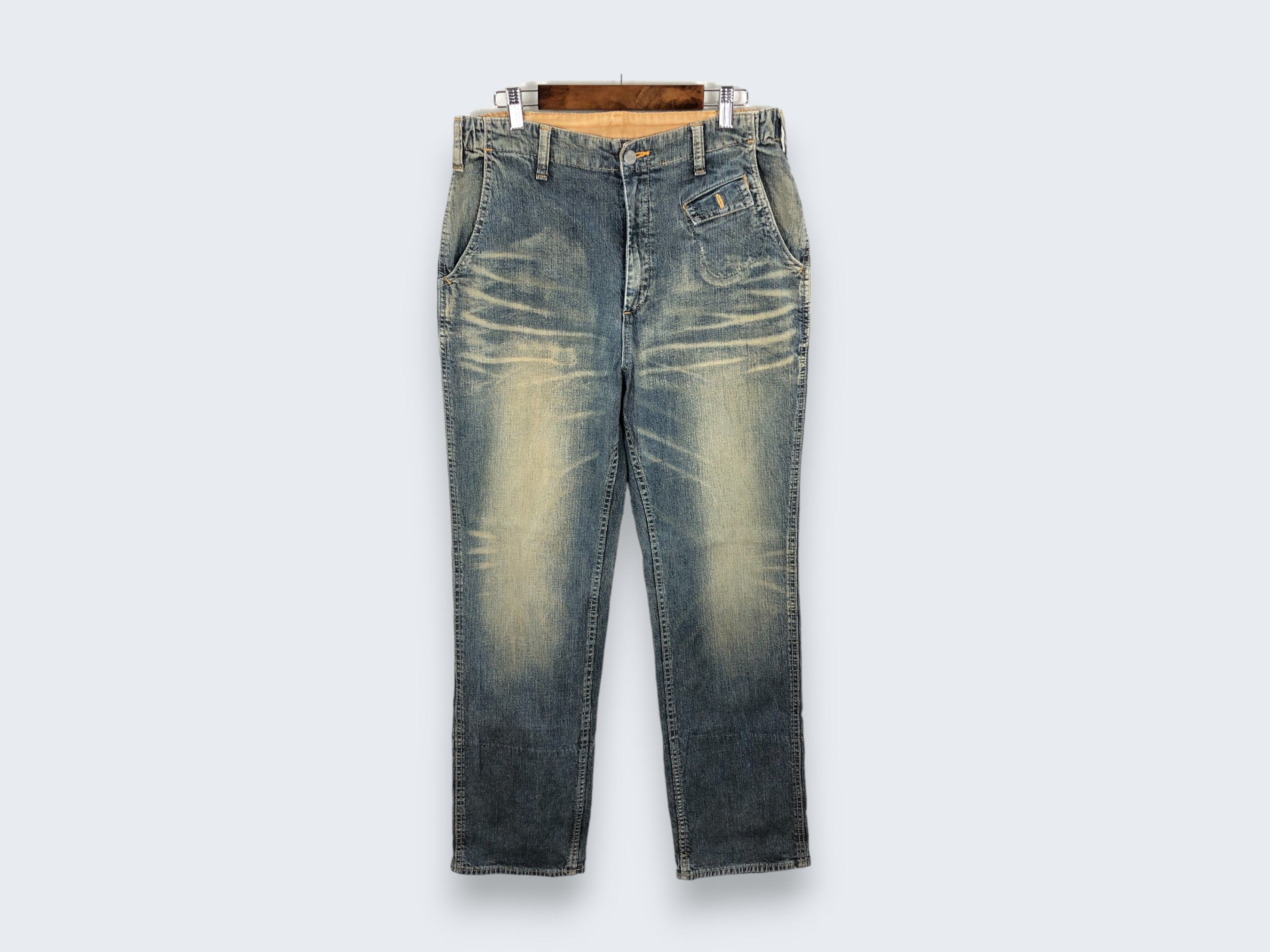 Big John × Vintage Big John WWS Jeans 32 x 30.5 L1308W Size 32" / US 10 / IT 46 - 1 Thumbnail