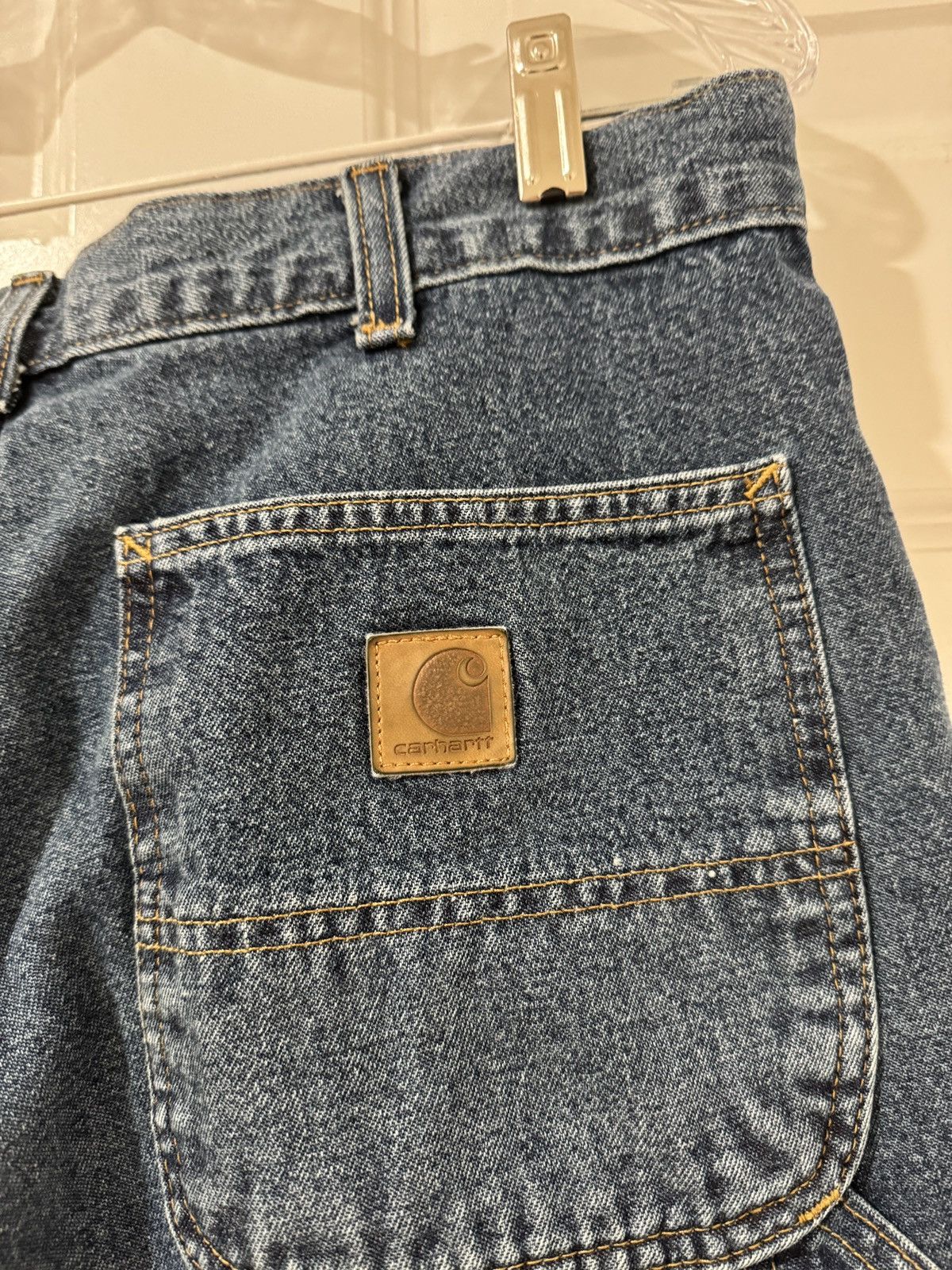 Carhartt Carhartt Utility Wide Fit Work Jeans SIZE 35x28 Size US 35 - 3 Thumbnail