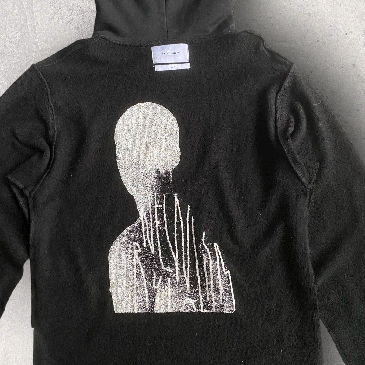 Heliot Emil AW17 Inside Out Extra Long Sleeve Hoodie Size US L / EU 52-54 / 3 - 2 Thumbnail