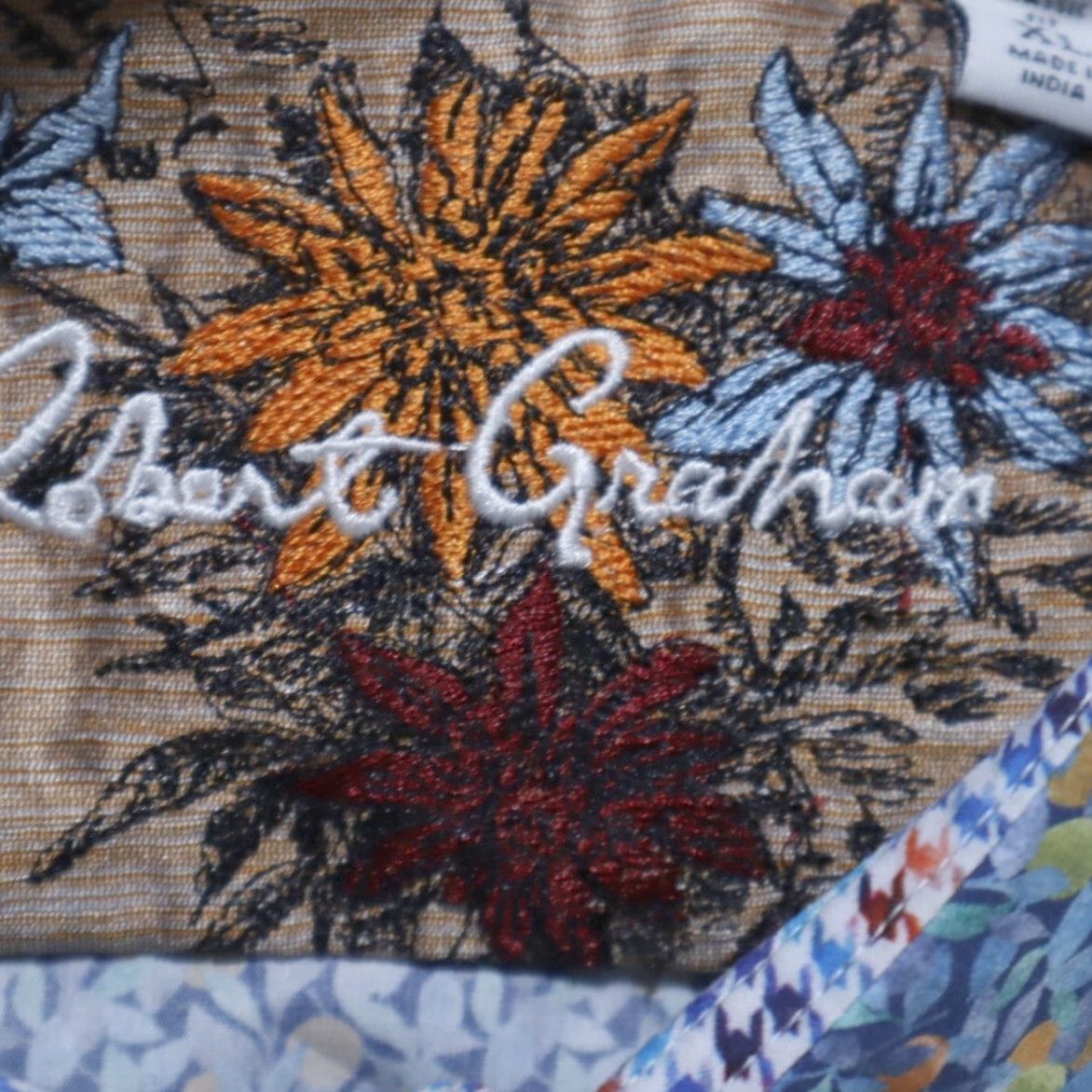 Robert Graham Robert Graham Vertliner SS All Over Print Button Up Shirt Men's XL Shirt Size US XL / EU 56 / 4 - 5 Thumbnail