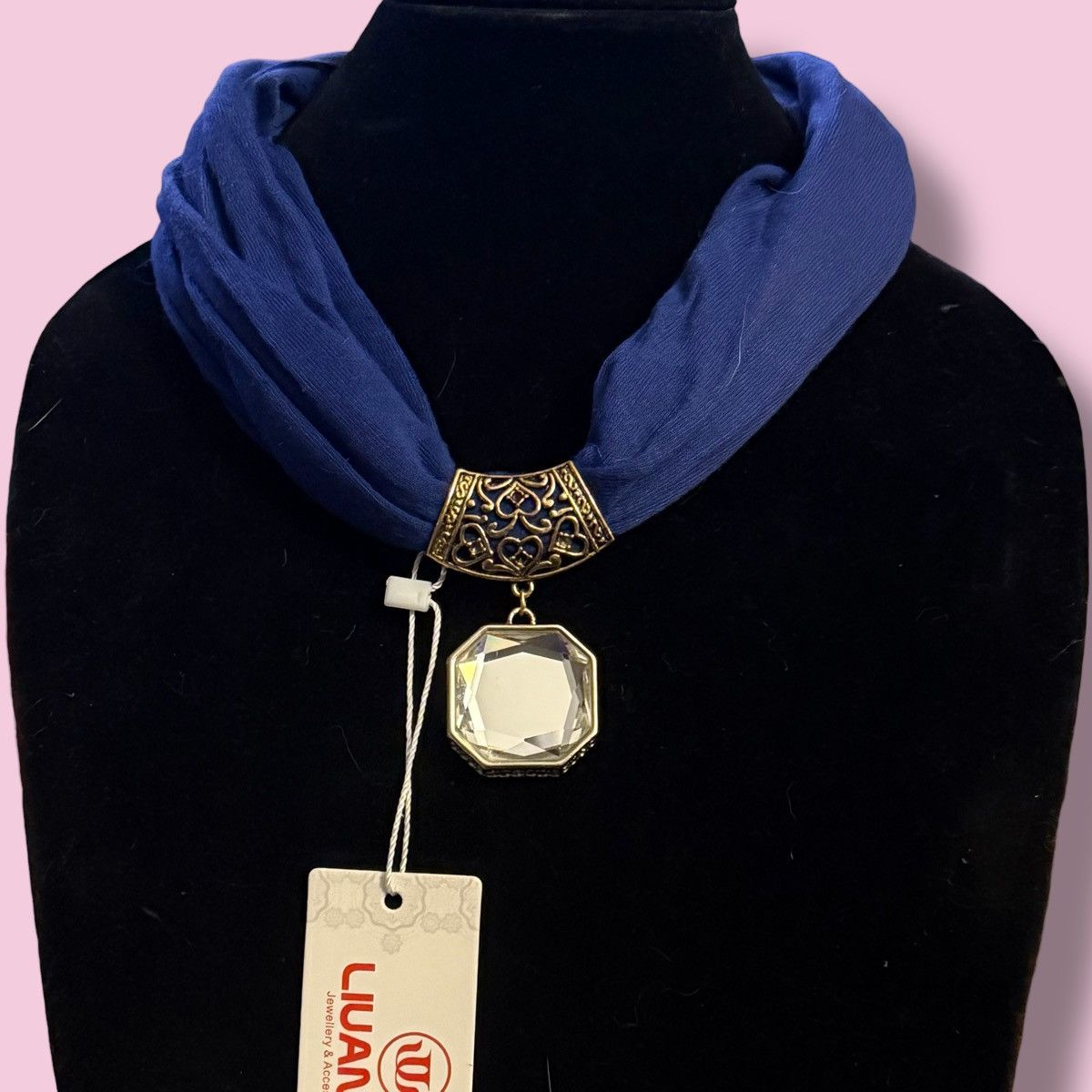 Other Liuanan blue scarf gemstone pendant necklace Size ONE SIZE - 1 Thumbnail
