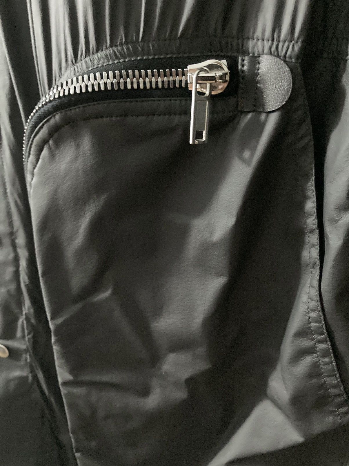 Rick Owens S/S 20 "TECUATL" Calf Leather Pocket Raincoat Rick Owens Size US M / EU 48-50 / 2 - 6 Thumbnail