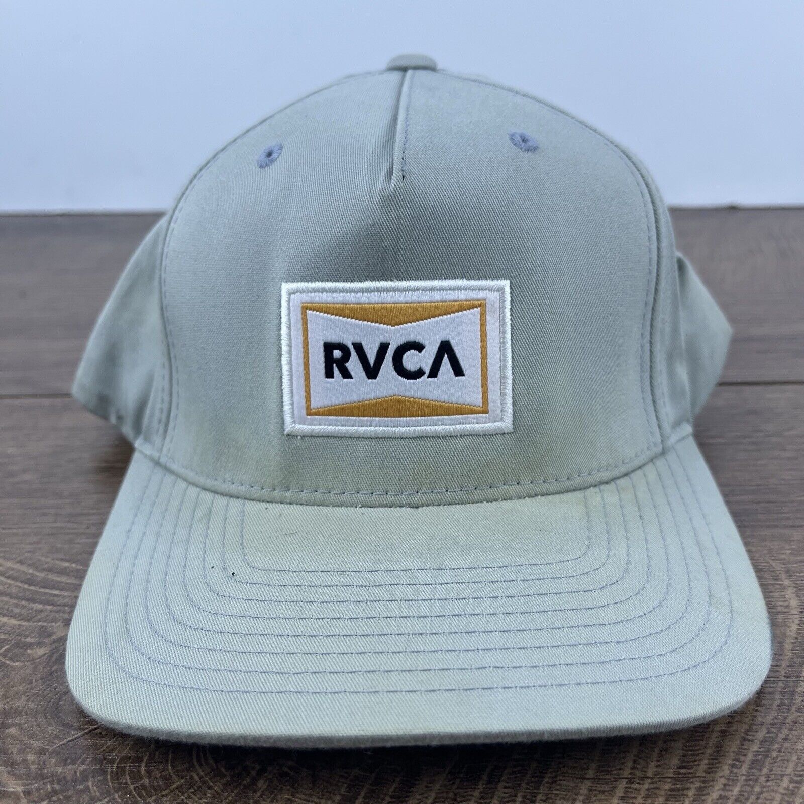 RVCA RVCA Snapback Hat RVCA Snapback Gray Hat Adjustable Hat Gray Size ONE SIZE - 2 Thumbnail