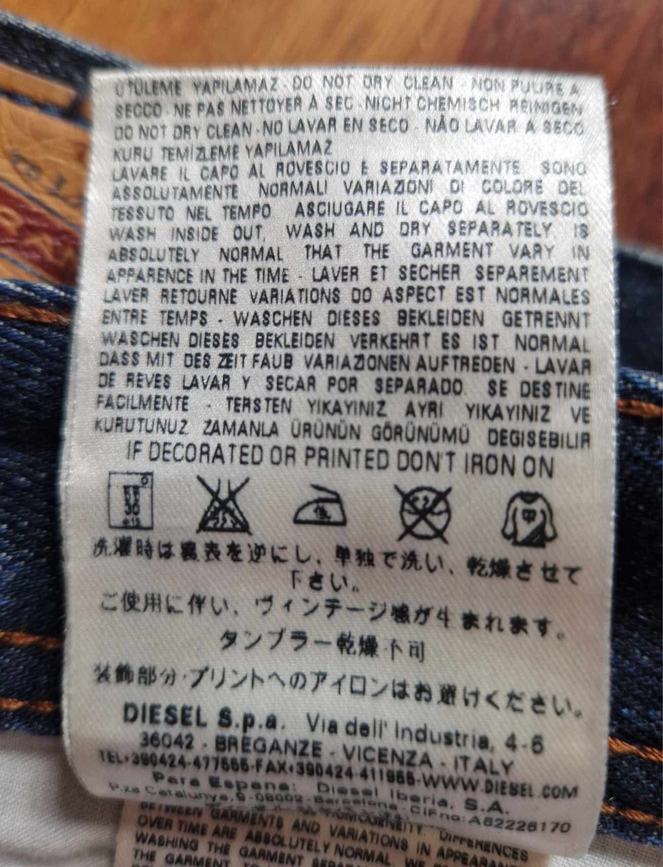 Diesel × Vintage Diesel regular-straight Jeans W34/L32 Size US 34 / EU 50 - 13 Thumbnail
