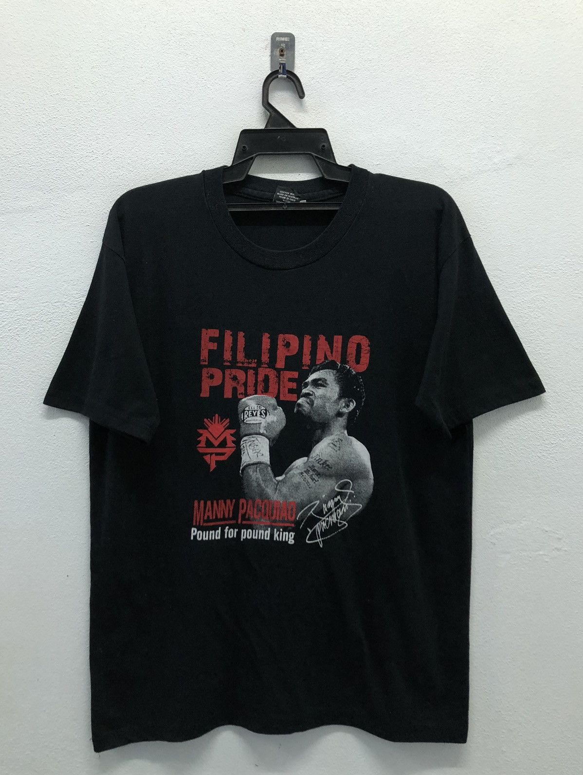 Vintage Filipino Pride Manny Pacquiao Pound For Pound King T-Shirt Size US XL / EU 56 / 4 - 1 Thumbnail
