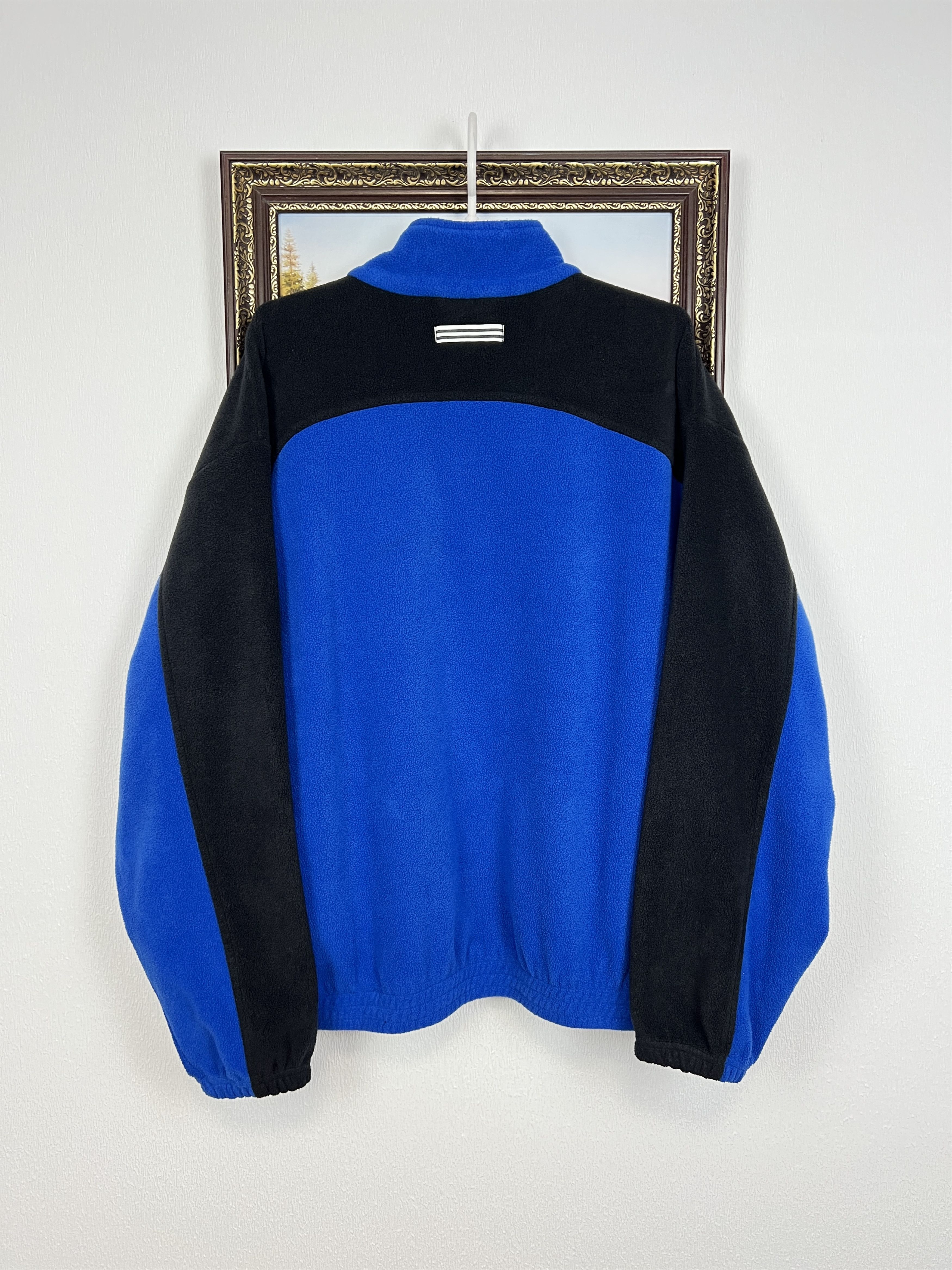 Adidas Vintage 90's Adidas FC Schalke 04 Template Jacket Fleece Size US M / EU 48-50 / 2 - 11 Thumbnail