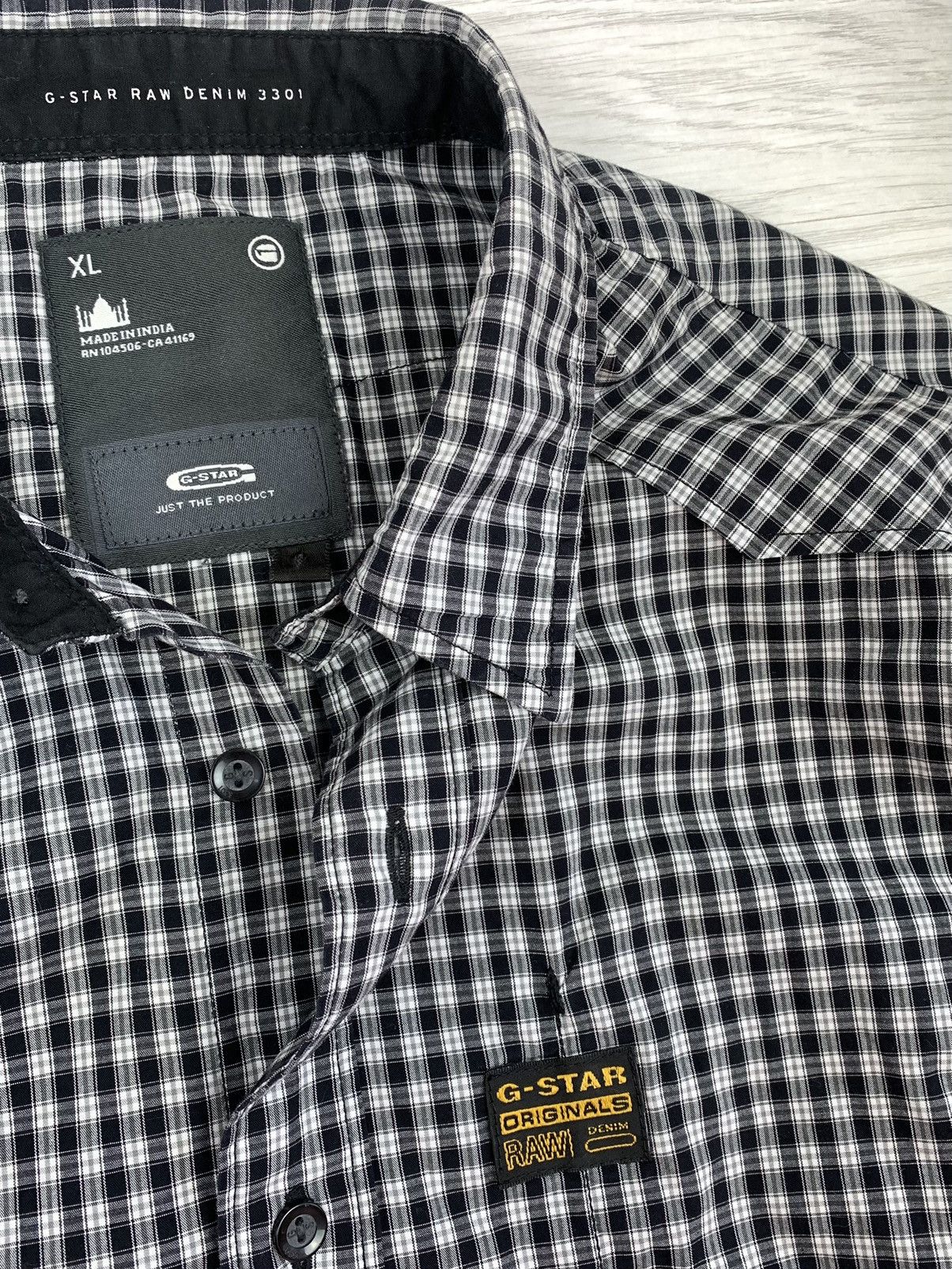 G-Star G-STAR RAW Vintage Short Sleeve Button Shirt Mens Size L Size US L / EU 52-54 / 3 - 5 Thumbnail