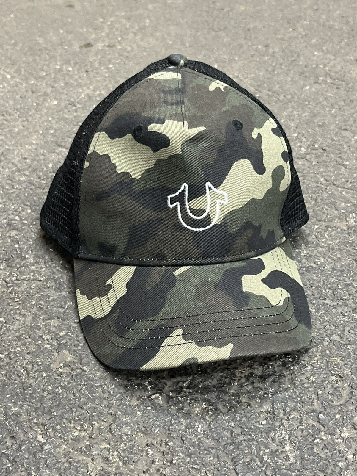 True Religion × Vintage True religion camo hat streetwear hype skater rare hip hop Size ONE SIZE - 2 Thumbnail
