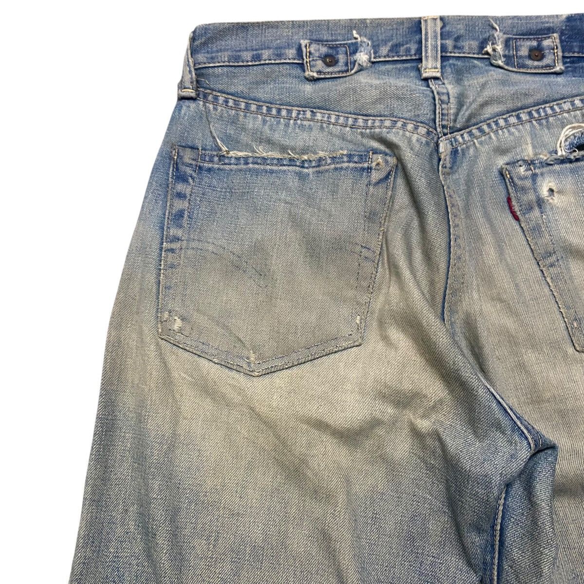 Levi's Vintage Levis 501 Big E Hidden Rivet Denim Selvedge Jeans Size US 30 / EU 46 - 14 Thumbnail