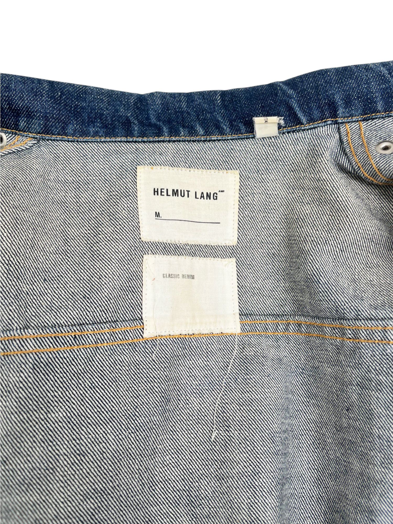 Helmut Lang 1990's Studded Cropped Denim Jacket Size M / US 6-8 / IT 42-44 - 8 Thumbnail
