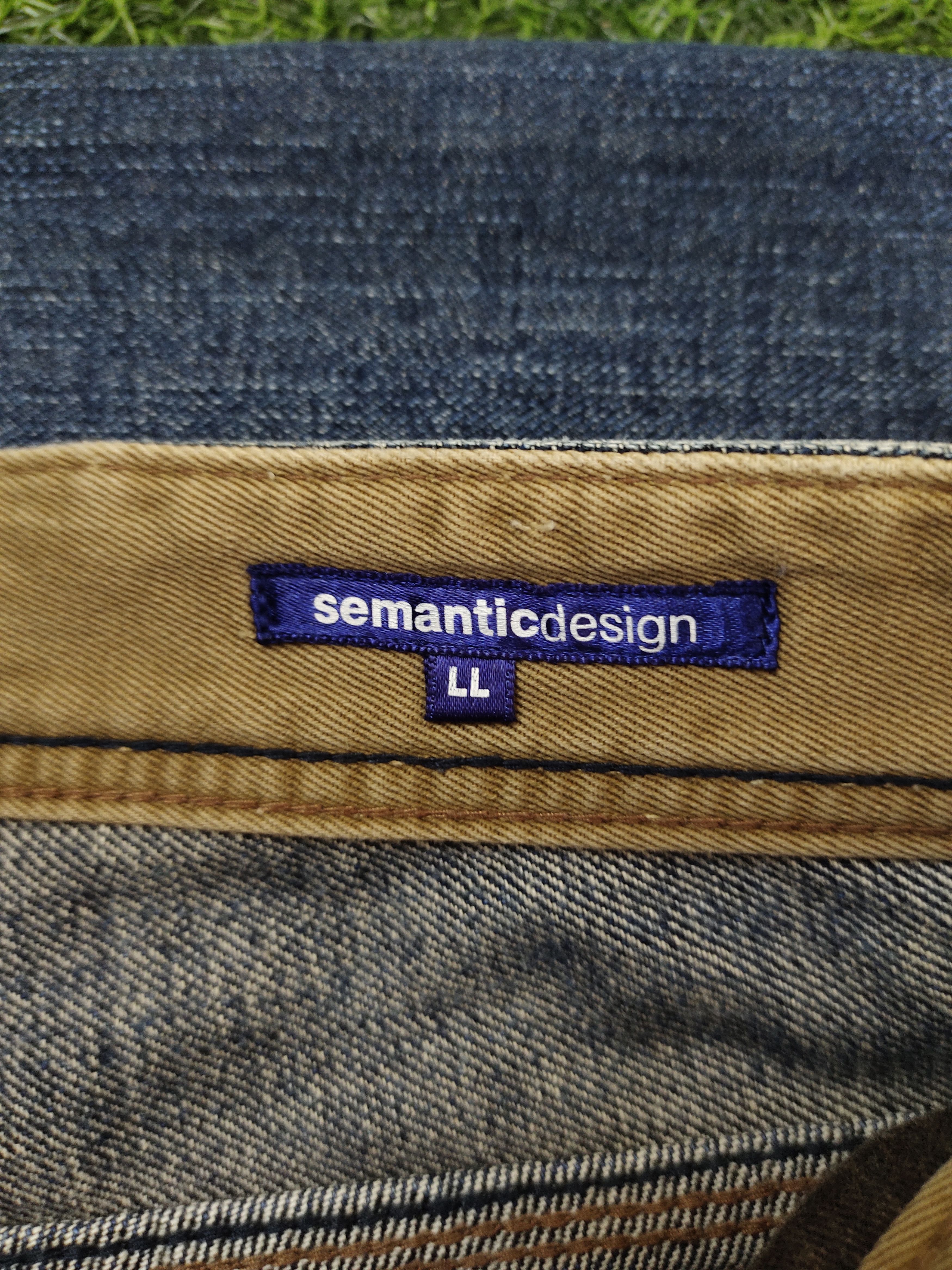 If Six Was Nine Flare Jeans Semantic Design Clawmark Faded Denim Bootcut Y2k Size US 32 / EU 48 - 18 Thumbnail