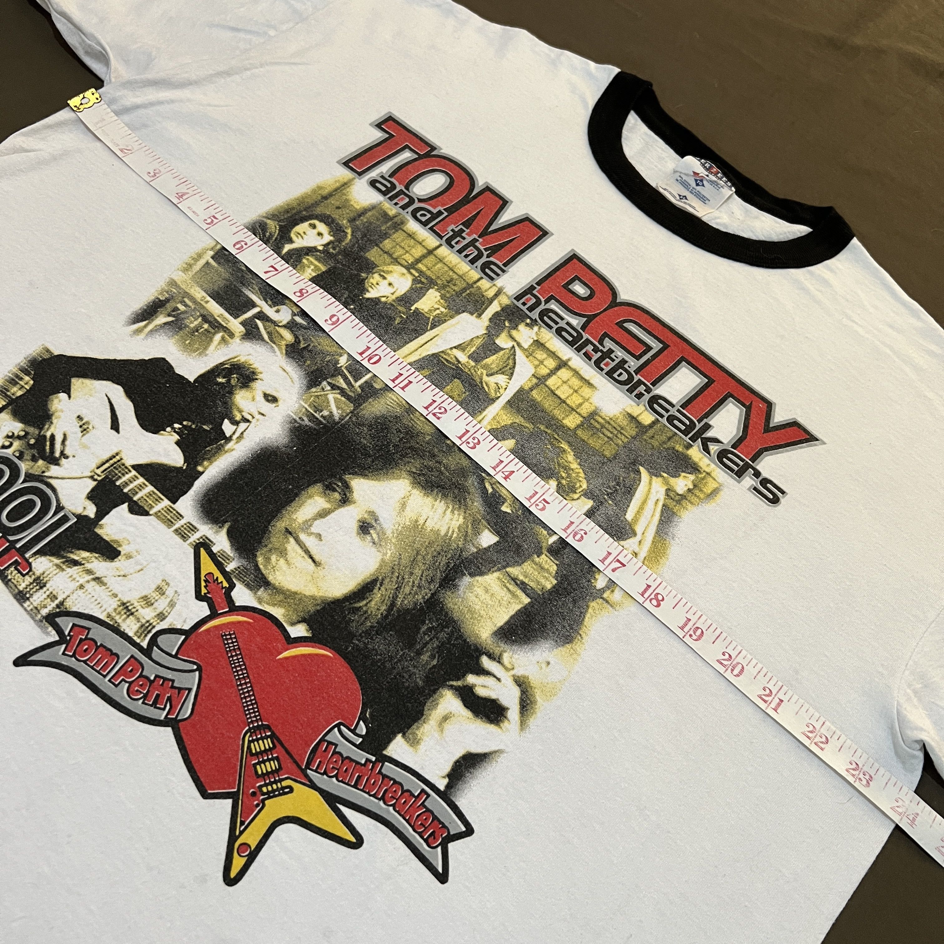 Vintage 2001 Tom Petty & Heartbreakers Tour Promo Tee XL