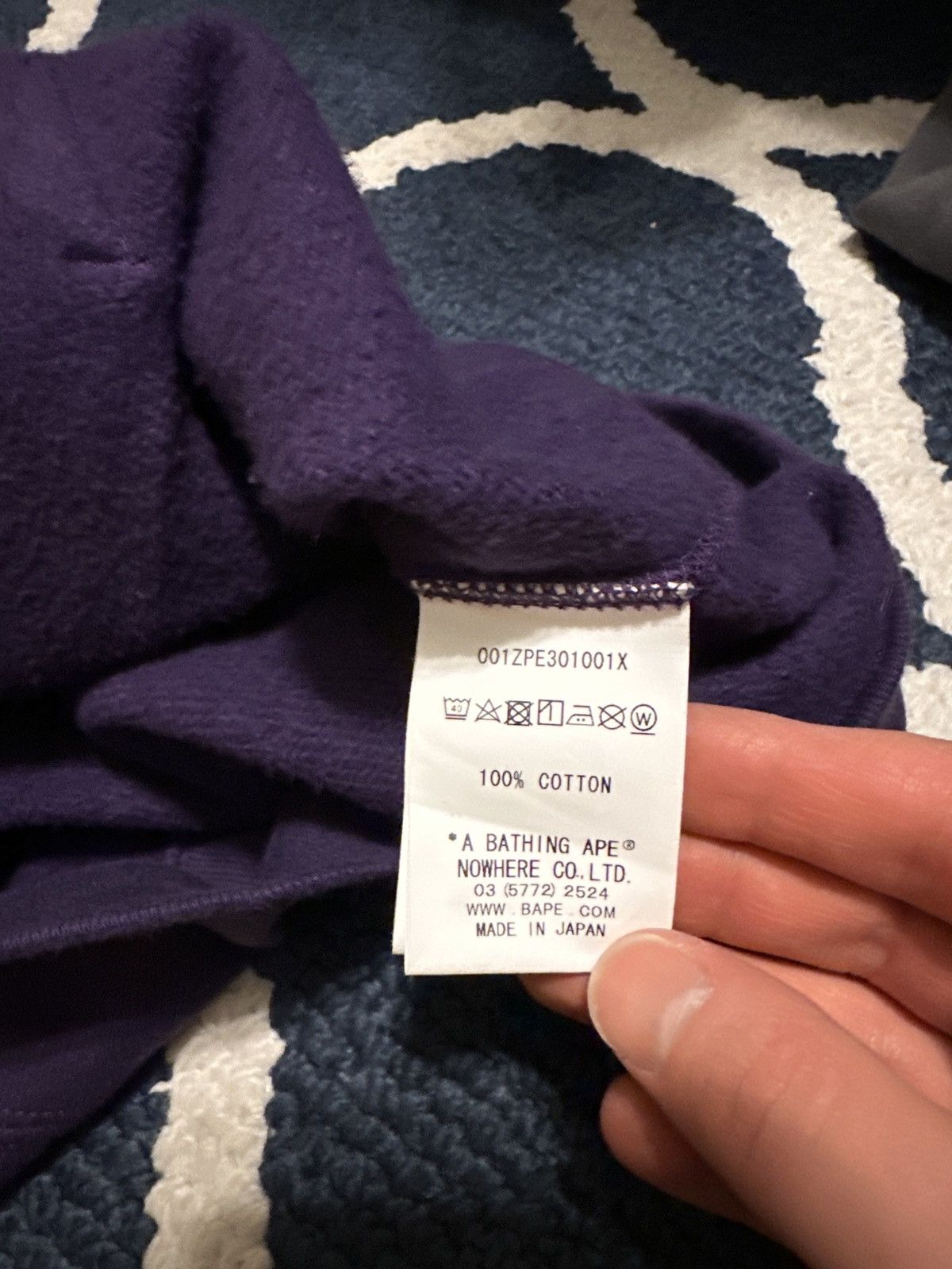 Bape Bape Purple WGM Camo Shark Hoodie Size US XL / EU 56 / 4 - 6 Thumbnail