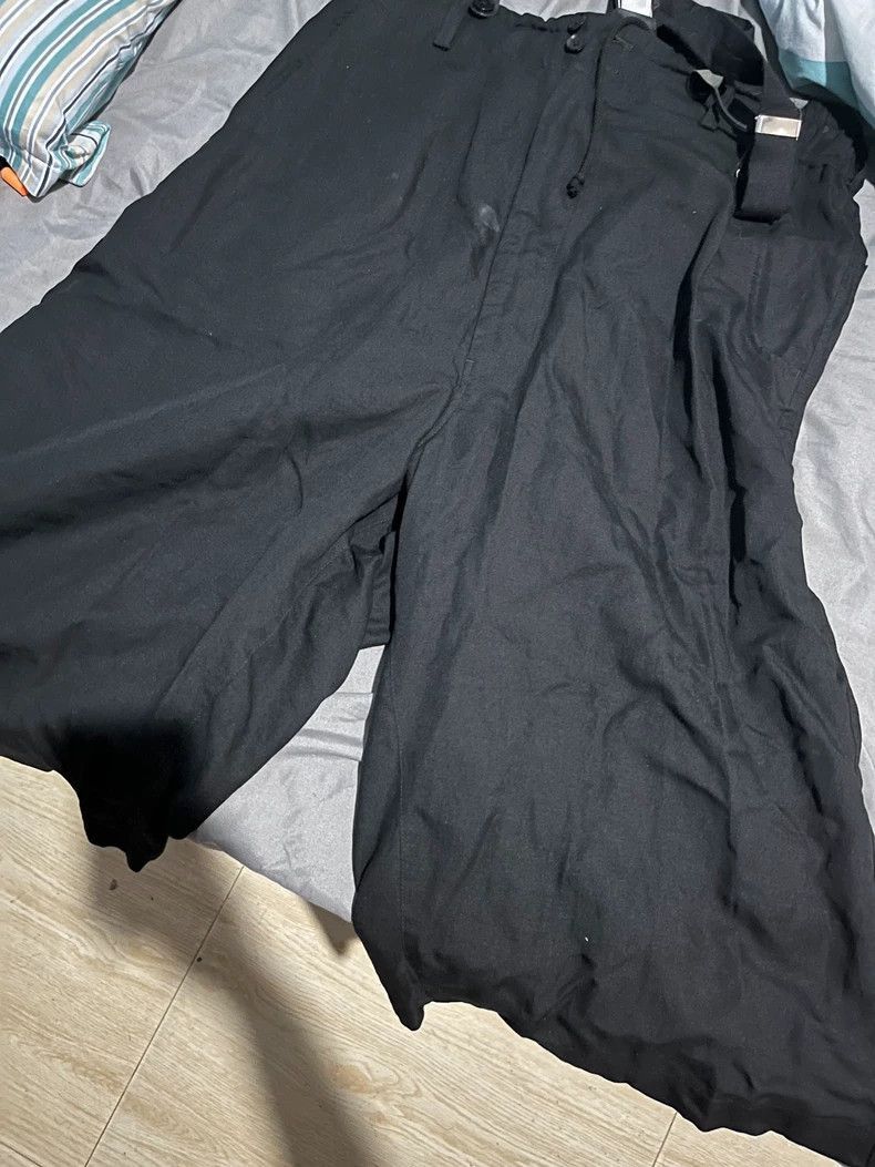 Yohji Yamamoto Yohji Yamamoto Yohji Yamamoto Embroidered Dungaree Pants-2 Size US 26 / EU 42 - 1 Thumbnail