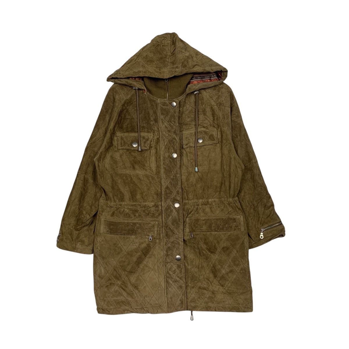 Japanese Brand Joe Cleopatra Hooded Long Jacket Size XL / US 12-14 / IT 48-50 - 1 Thumbnail