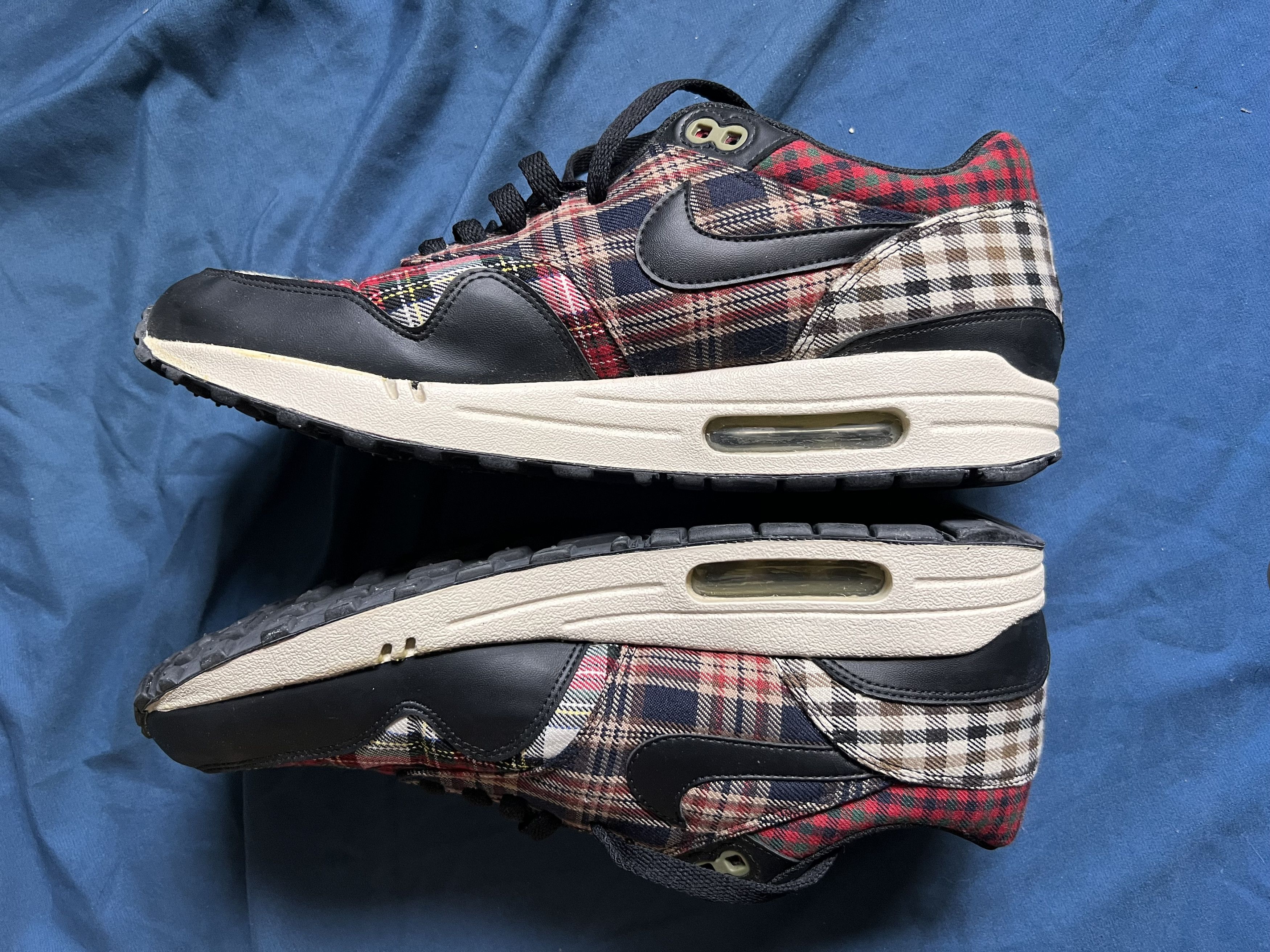 Nike Nike Air Max 1 ' Tartan Plaid ' Shoes 319986-001 Size US 10 Size US 10 / EU 43 - 3 Thumbnail