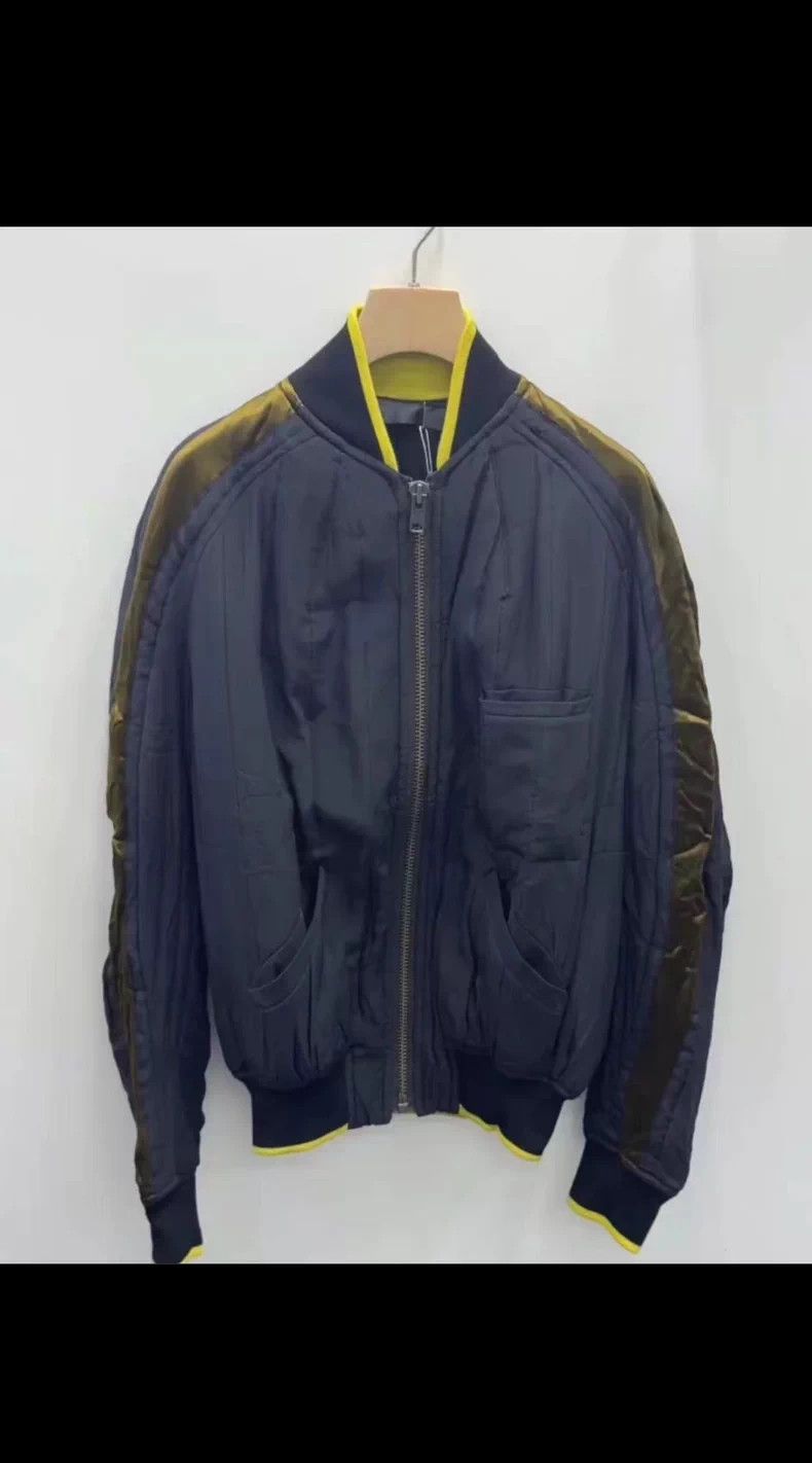 Haider Ackermann Haider Ackermann spliced baseball jacket Size US M / EU 48-50 / 2 - 1 Thumbnail