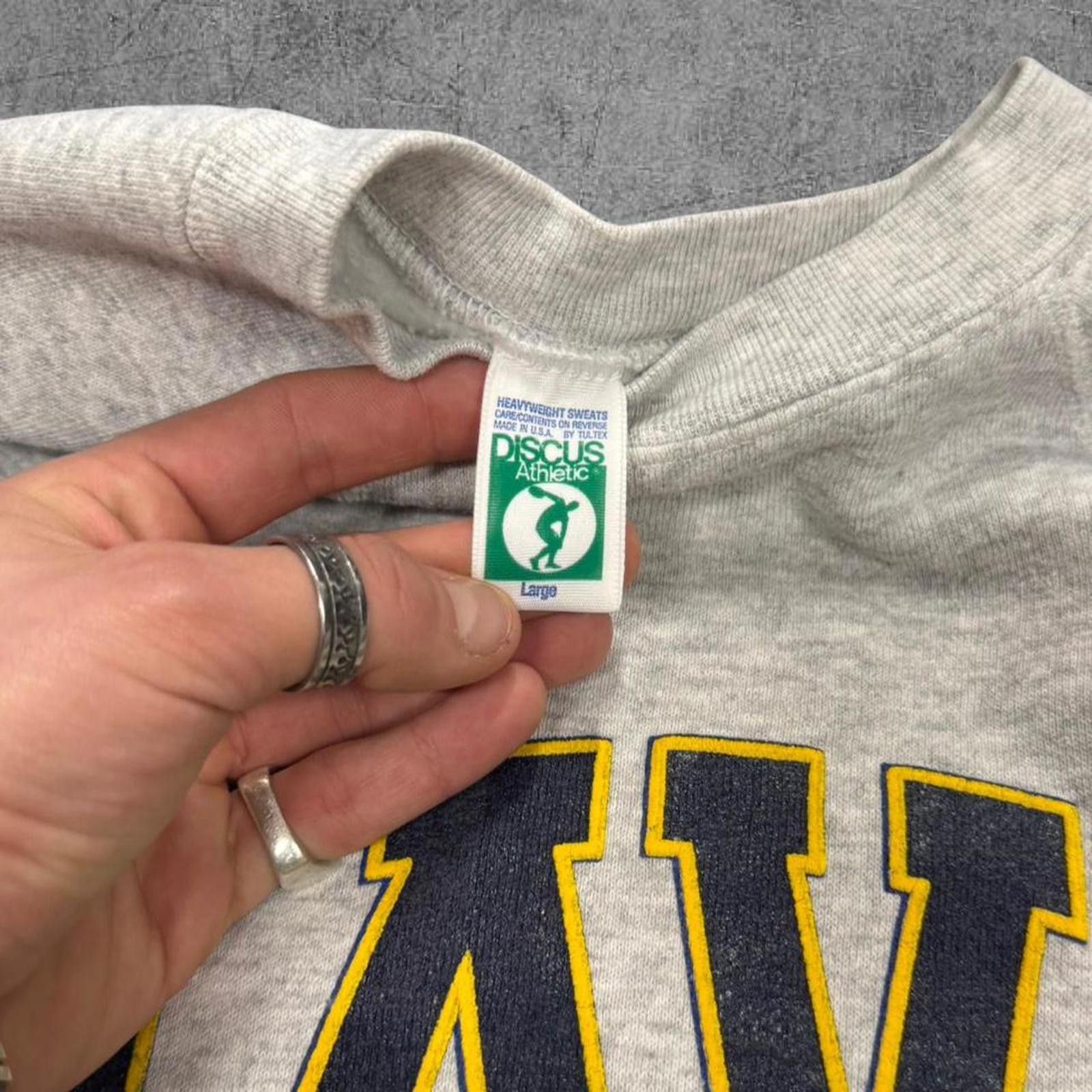 Vintage Vintage 90s US Navy Annapolis Crewneck Size US L / EU 52-54 / 3 - 2 Thumbnail