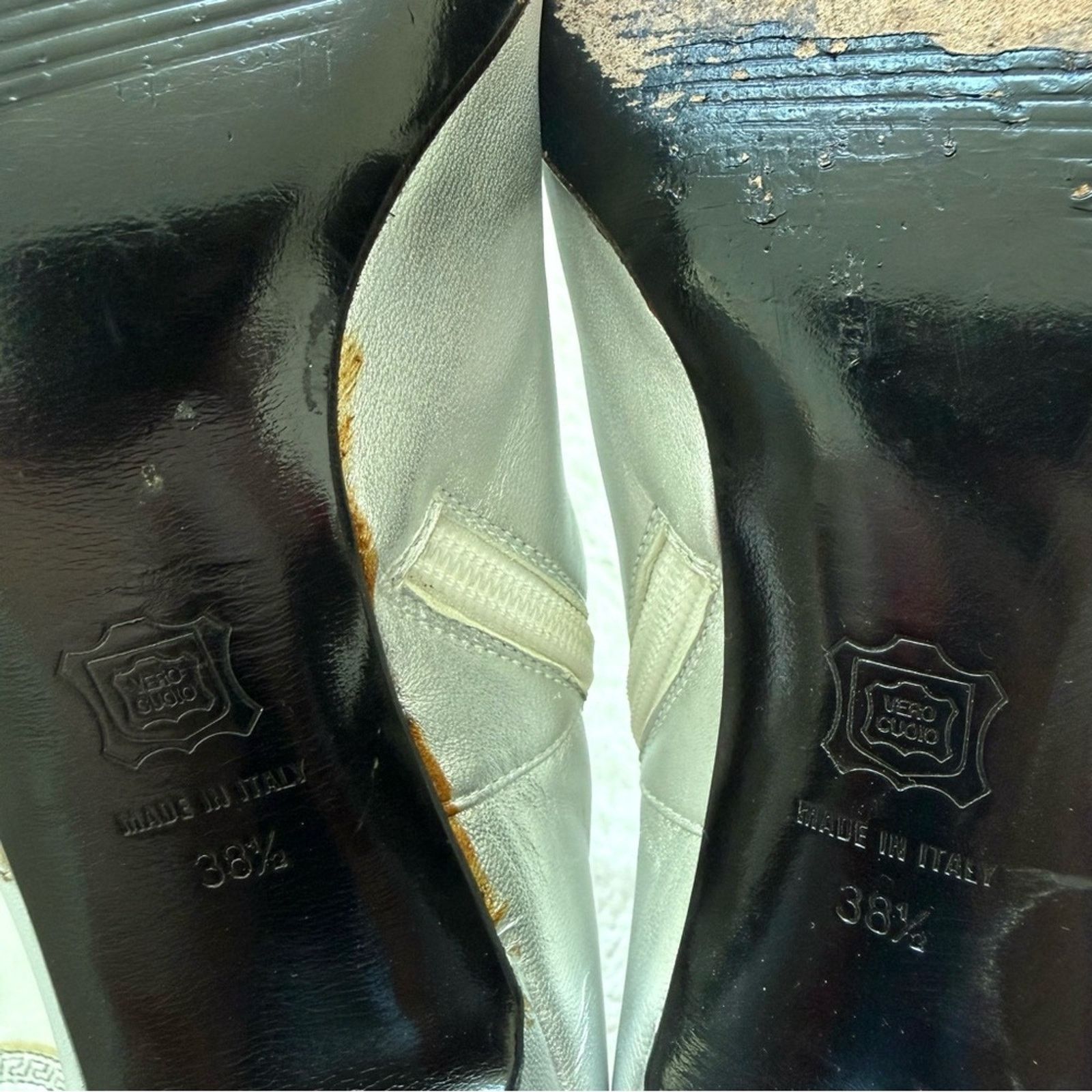 Versace Versace Vintage women silver boots size 38,5 EU Authentic Size US 8.5 / IT 38.5 - 3 Thumbnail