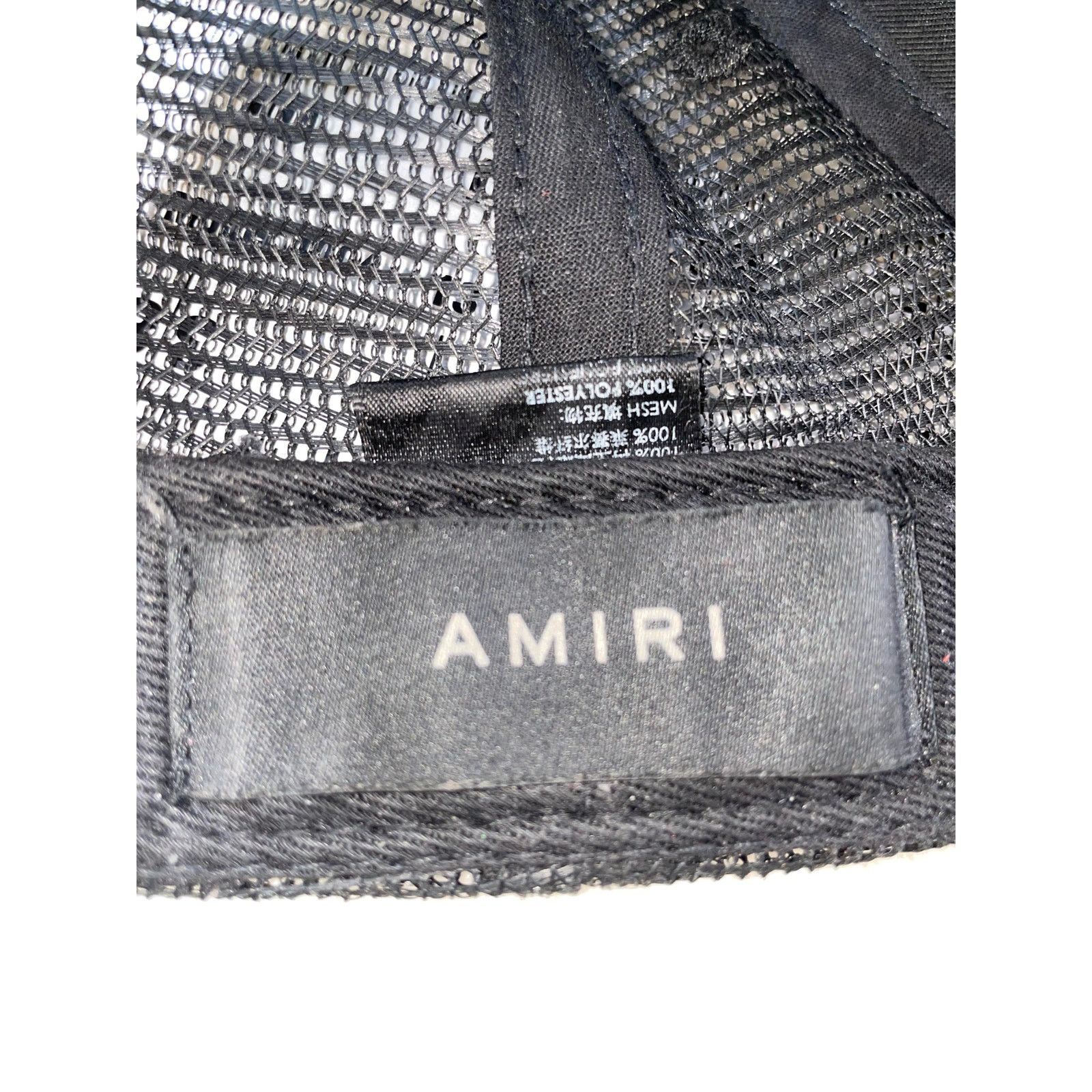 Amiri Amiri Core Logo Black Trucker Hat Size ONE SIZE - 4 Thumbnail