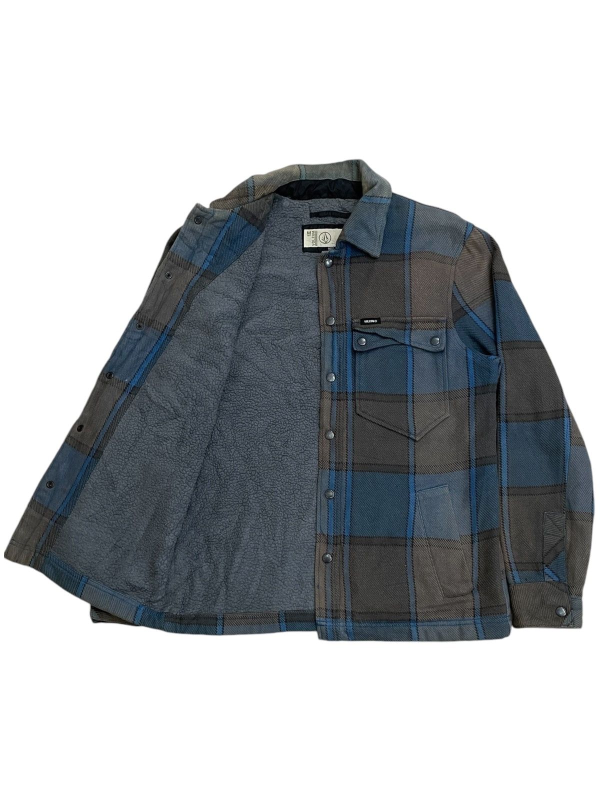 Billabong Vintage AW Season Volcom Snap Button Workwear Size US M / EU 48-50 / 2 - 2 Thumbnail