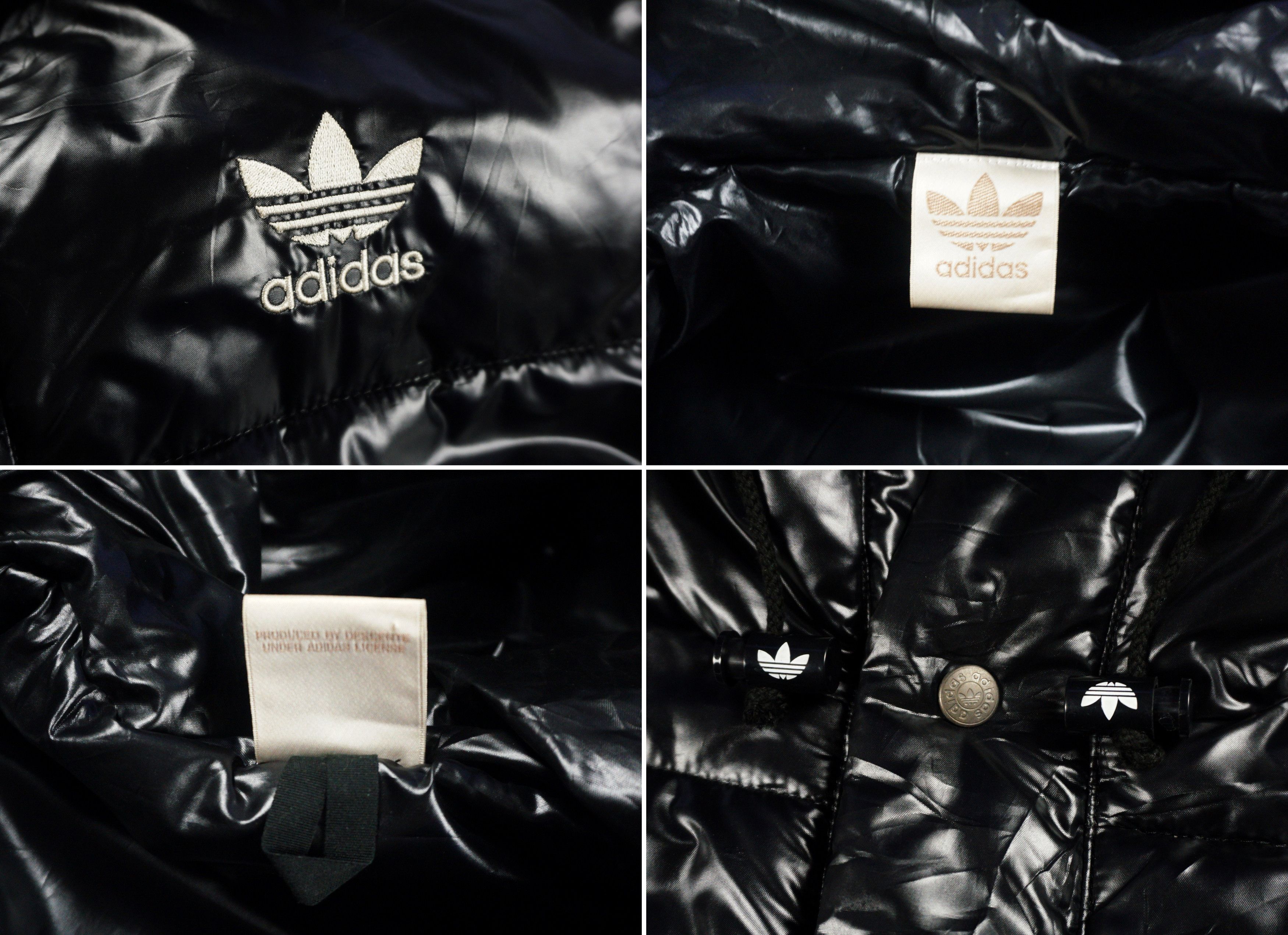 Adidas × Descente Vintage Trefoil Hoodie Black Nylon Snap Button Puffer Coat Size US M / EU 48-50 / 2 - 7 Thumbnail