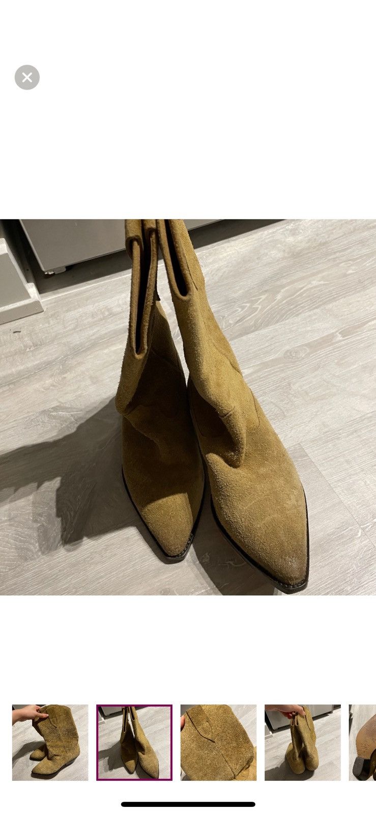 Isabel Marant Isabel Marant Tan Suede Heeled Boots Size US 6 / IT 36 - 2 Thumbnail