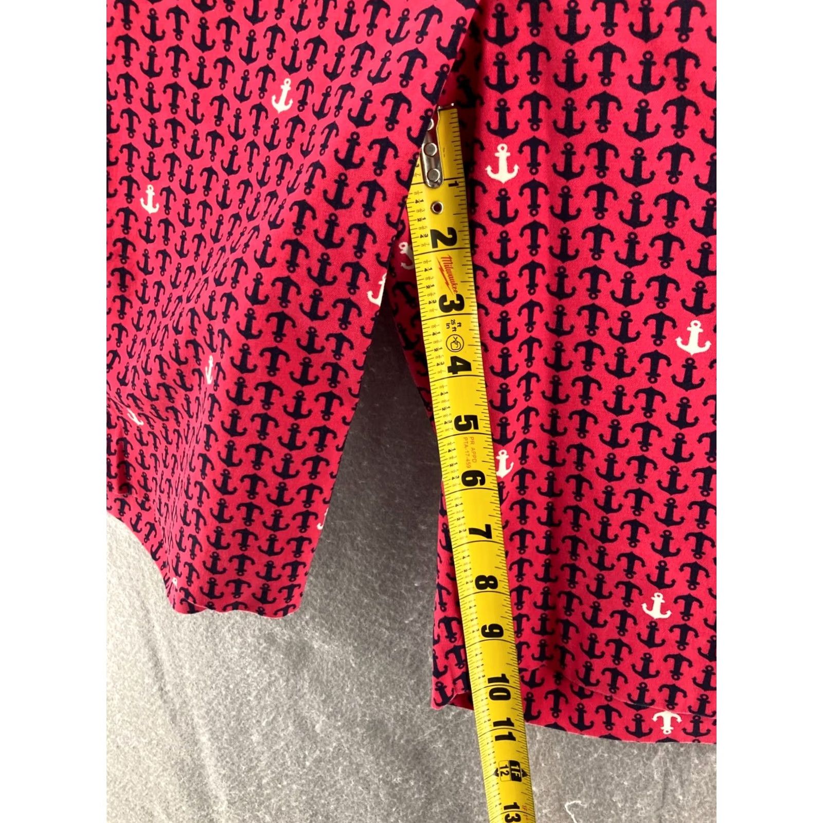 Talbots Talbots Pink Bermuda Shorts Womens 10 Beach Travel Sailboats Pattern Solid Mid Rise Comfort Size 32" / US 10 / IT 46 - 5 Thumbnail